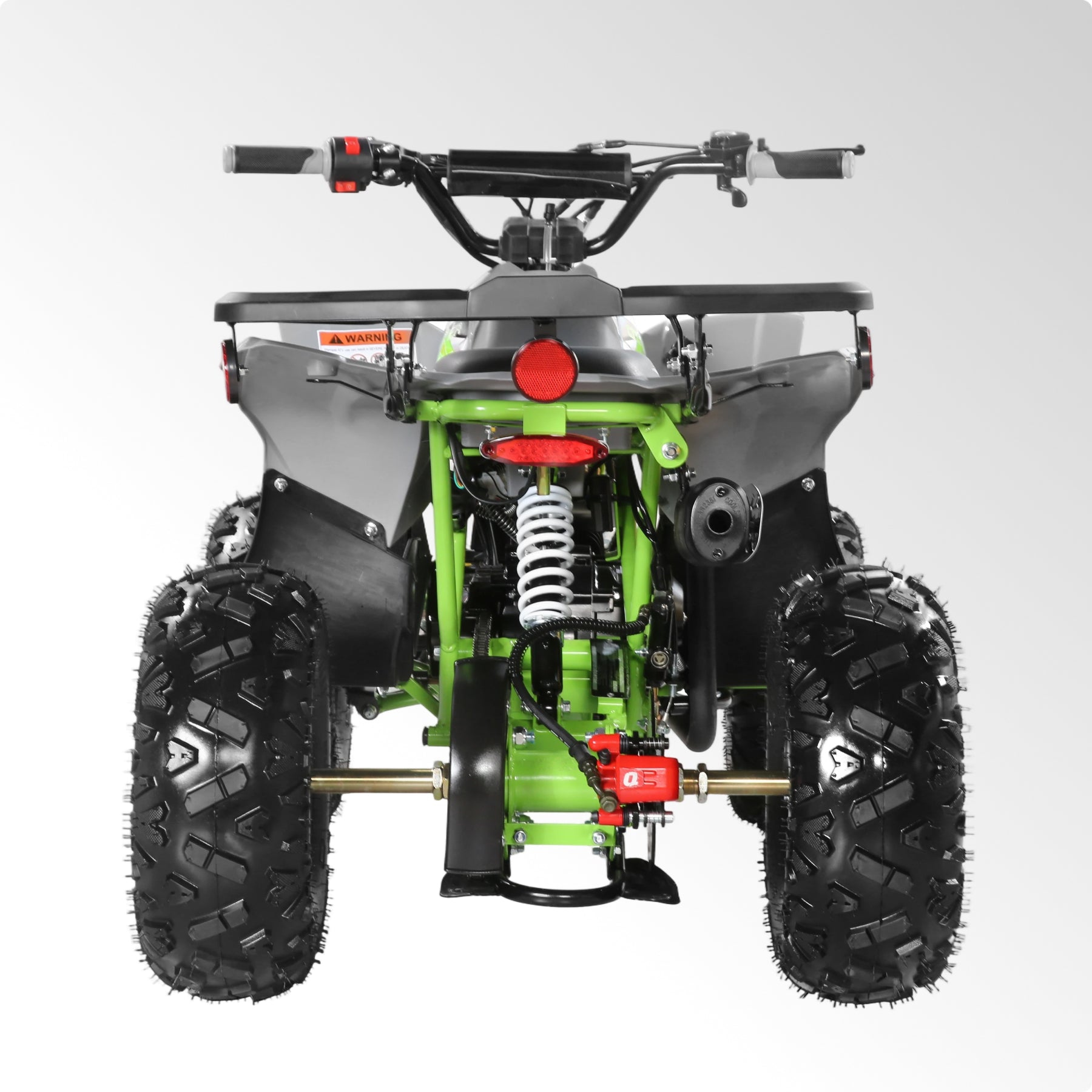 Coolster Gas ATV, 125CC 4-Stroke Mini Gas 4 Wheeler with Front and Rear Disc Brake, with Speed Control and LED Lights, Weight Support Up to 165 LBS, Max Speed 15mph