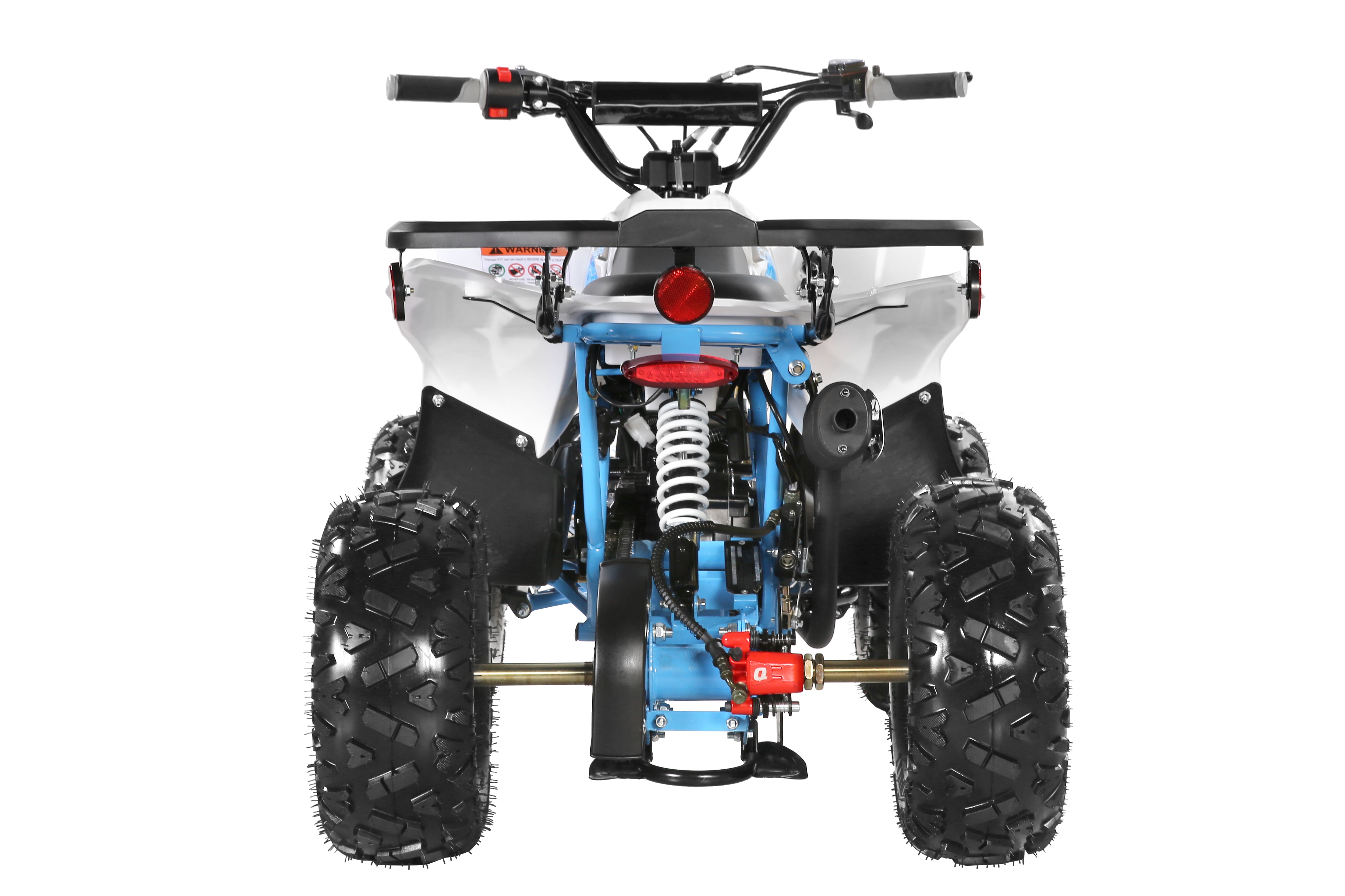 Coolster Gas ATV, 125CC 4-Stroke Mini Gas 4 Wheeler with Front and Rear Disc Brake, with Speed Control and LED Lights, Weight Support Up to 165 LBS, Max Speed 15mph