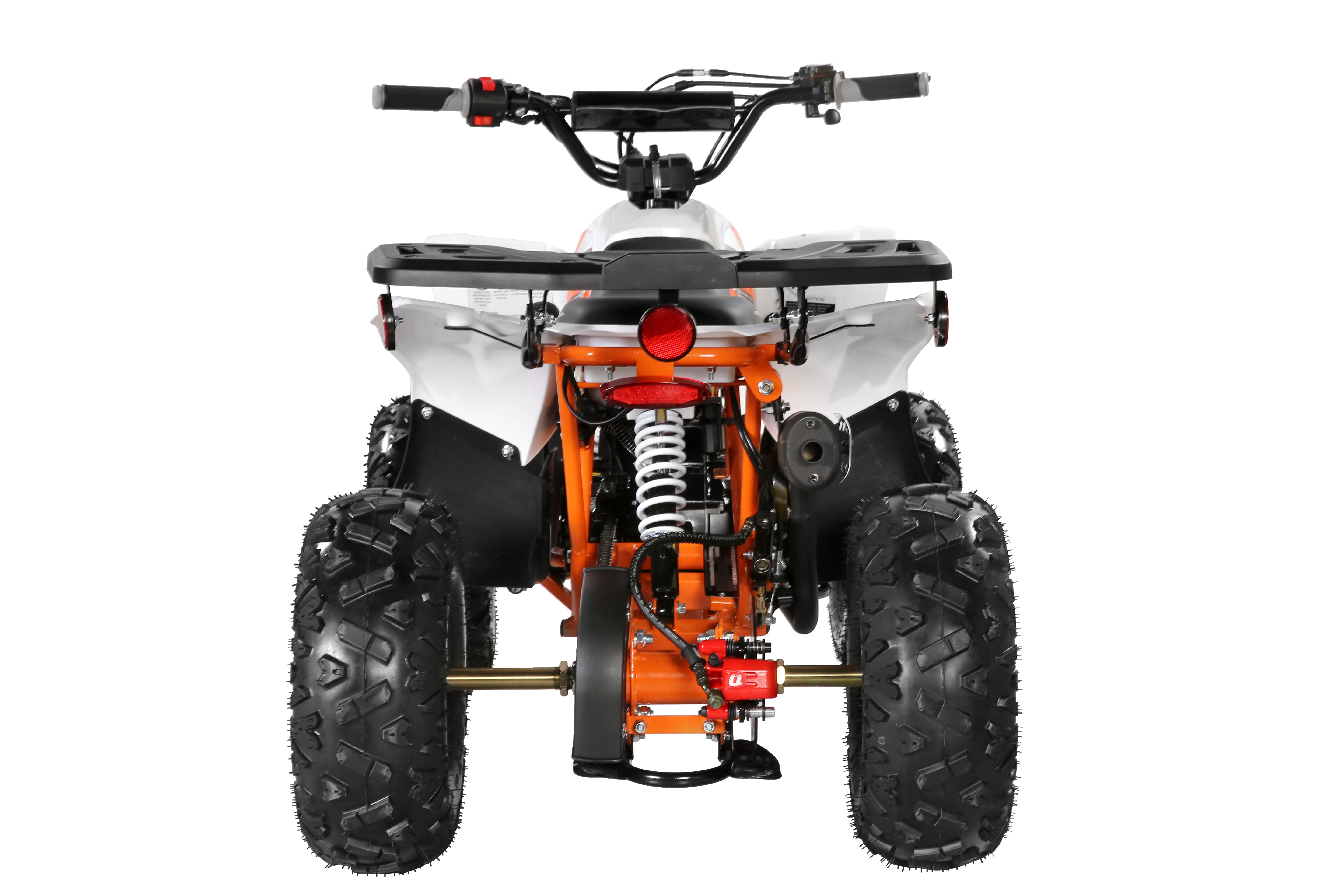 Coolster Gas ATV, 125CC 4-Stroke Mini Gas 4 Wheeler with Front and Rear Disc Brake, with Speed Control and LED Lights, Weight Support Up to 165 LBS, Max Speed 15mph
