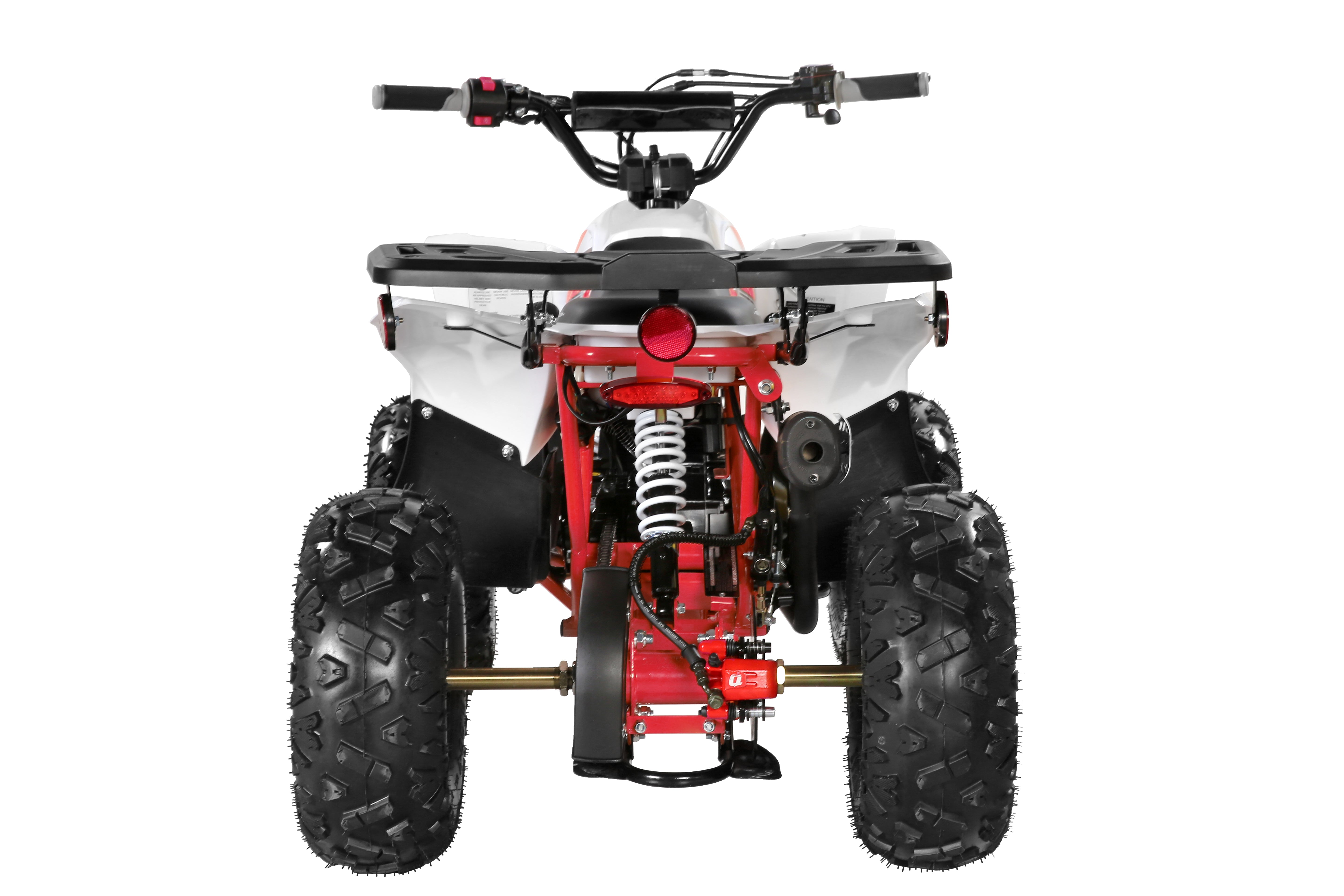 Coolster Gas ATV, 125CC 4-Stroke Mini Gas 4 Wheeler with Front and Rear Disc Brake, with Speed Control and LED Lights, Weight Support Up to 165 LBS, Max Speed 15mph