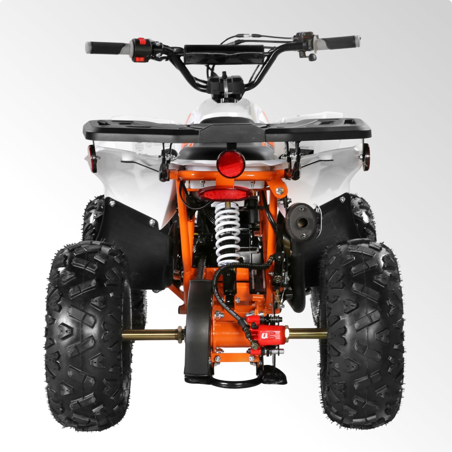 Coolster Gas ATV, 125CC 4-Stroke Mini Gas 4 Wheeler with Front and Rear Disc Brake, with Speed Control and LED Lights, Weight Support Up to 165 LBS, Max Speed 15mph