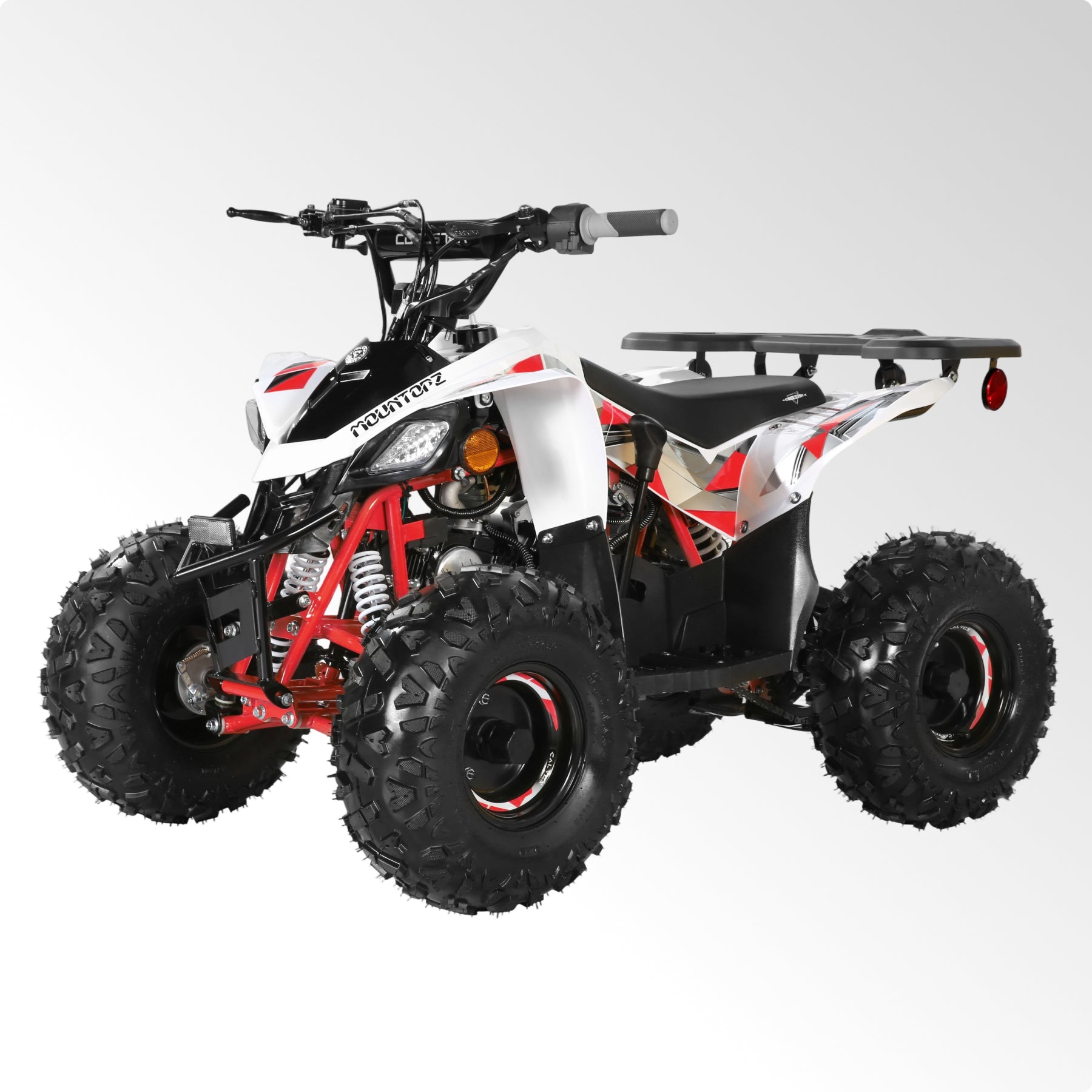 Coolster Gas ATV, 125CC 4-Stroke Mini Gas 4 Wheeler with Front and Rear Disc Brake, with Speed Control and LED Lights, Weight Support Up to 165 LBS, Max Speed 15mph