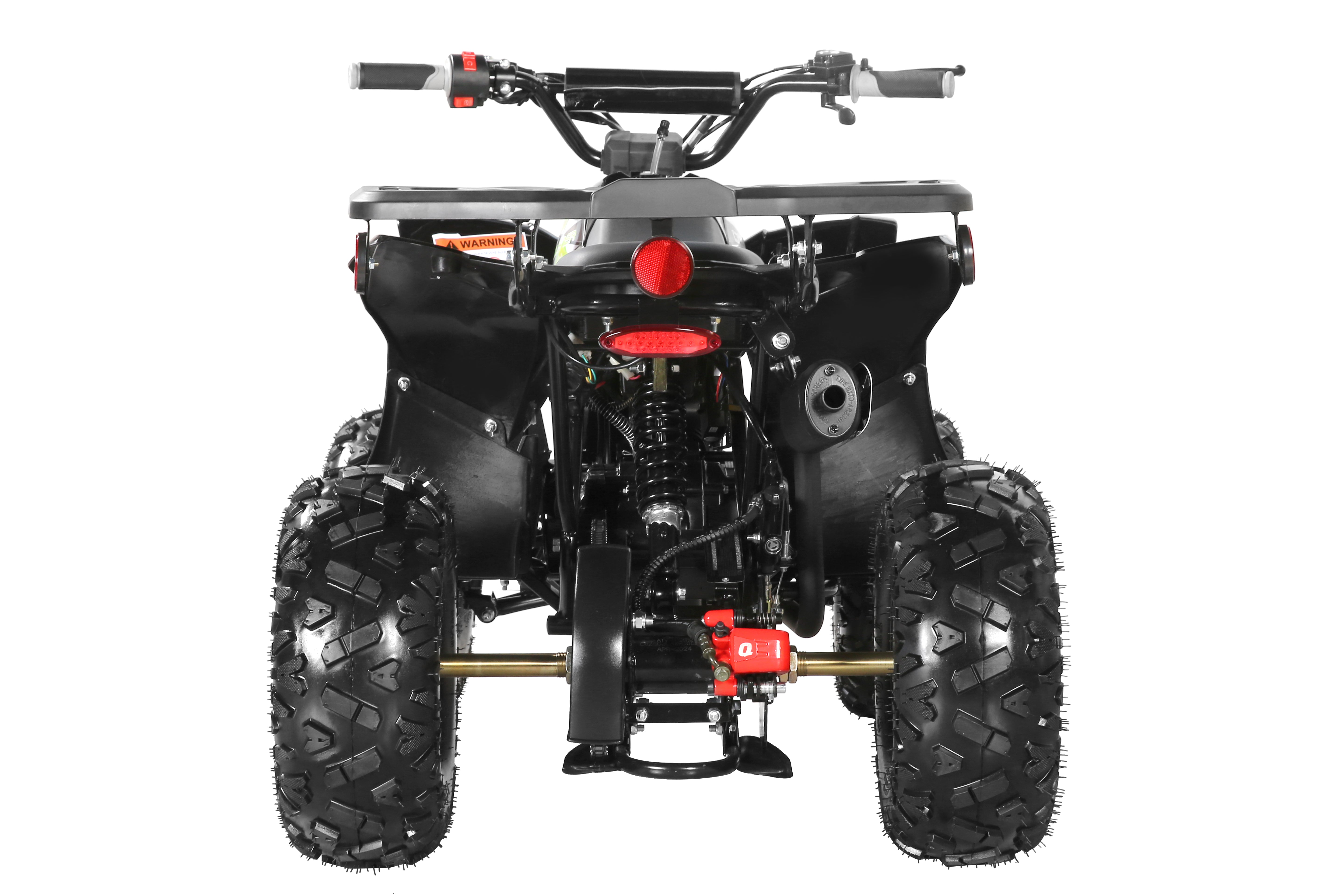 Coolster Gas ATV, 125CC 4-Stroke Mini Gas 4 Wheeler with Front and Rear Disc Brake, with Speed Control and LED Lights, Weight Support Up to 165 LBS, Max Speed 15mph