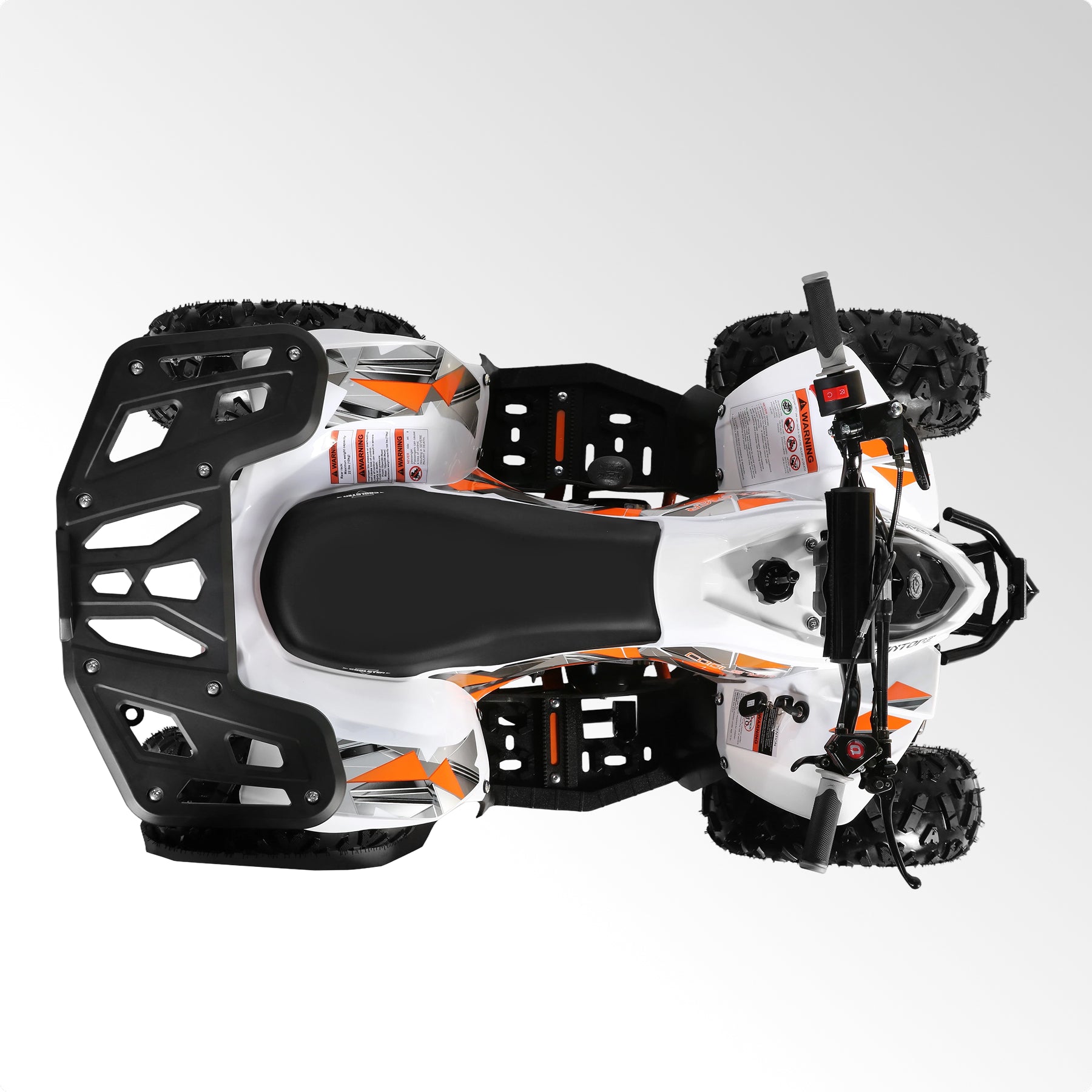 Coolster Gas ATV, 125CC 4-Stroke Mini Gas 4 Wheeler with Front and Rear Disc Brake, with Speed Control and LED Lights, Weight Support Up to 165 LBS, Max Speed 15mph