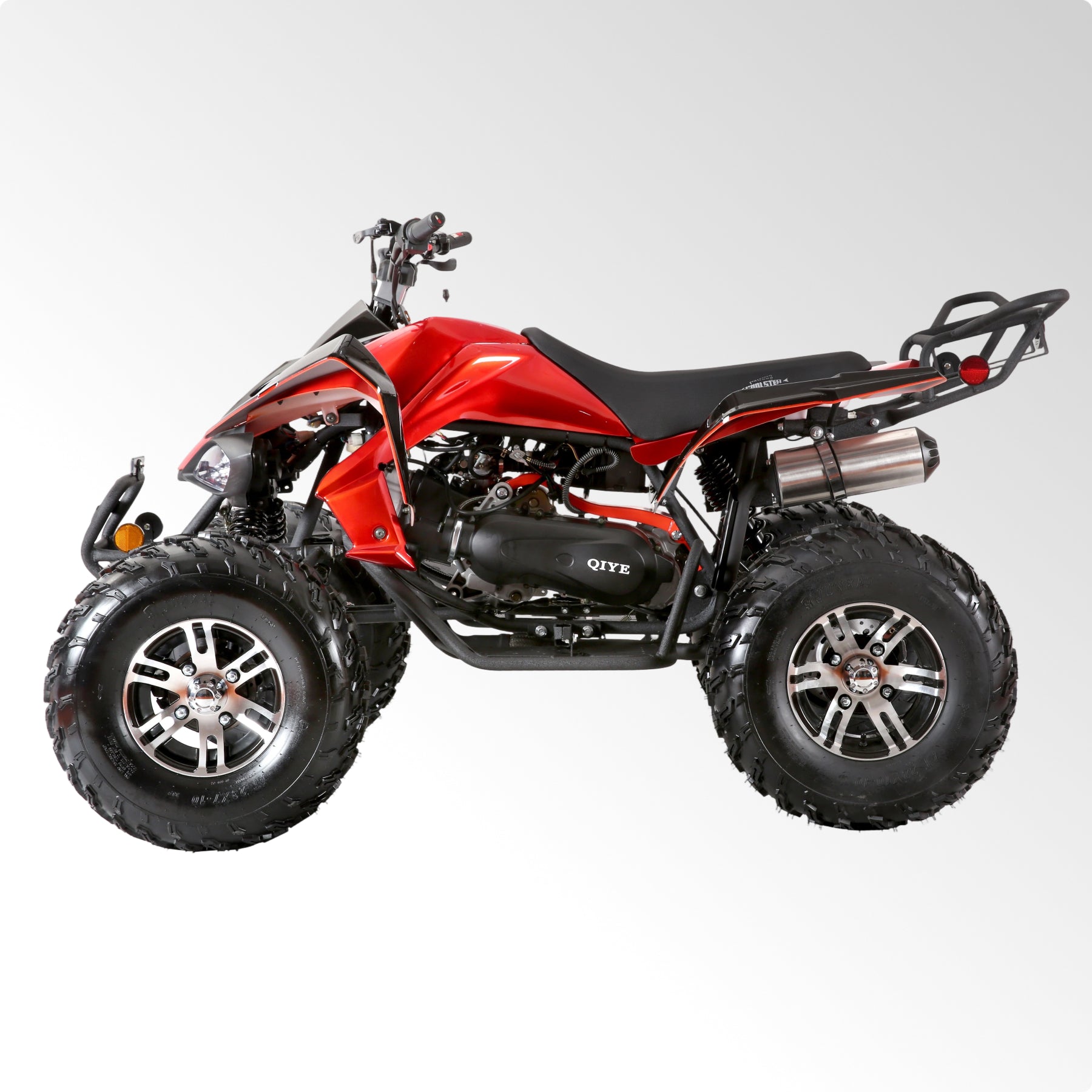 Coolster Gas ATV, 170CC 4-Stroke Mini Gas 4 Wheeler with Front and Rear Disc Brake, with Speed Control and LED Lights, Weight Support Up to 220 LBS, Max Speed 15mph