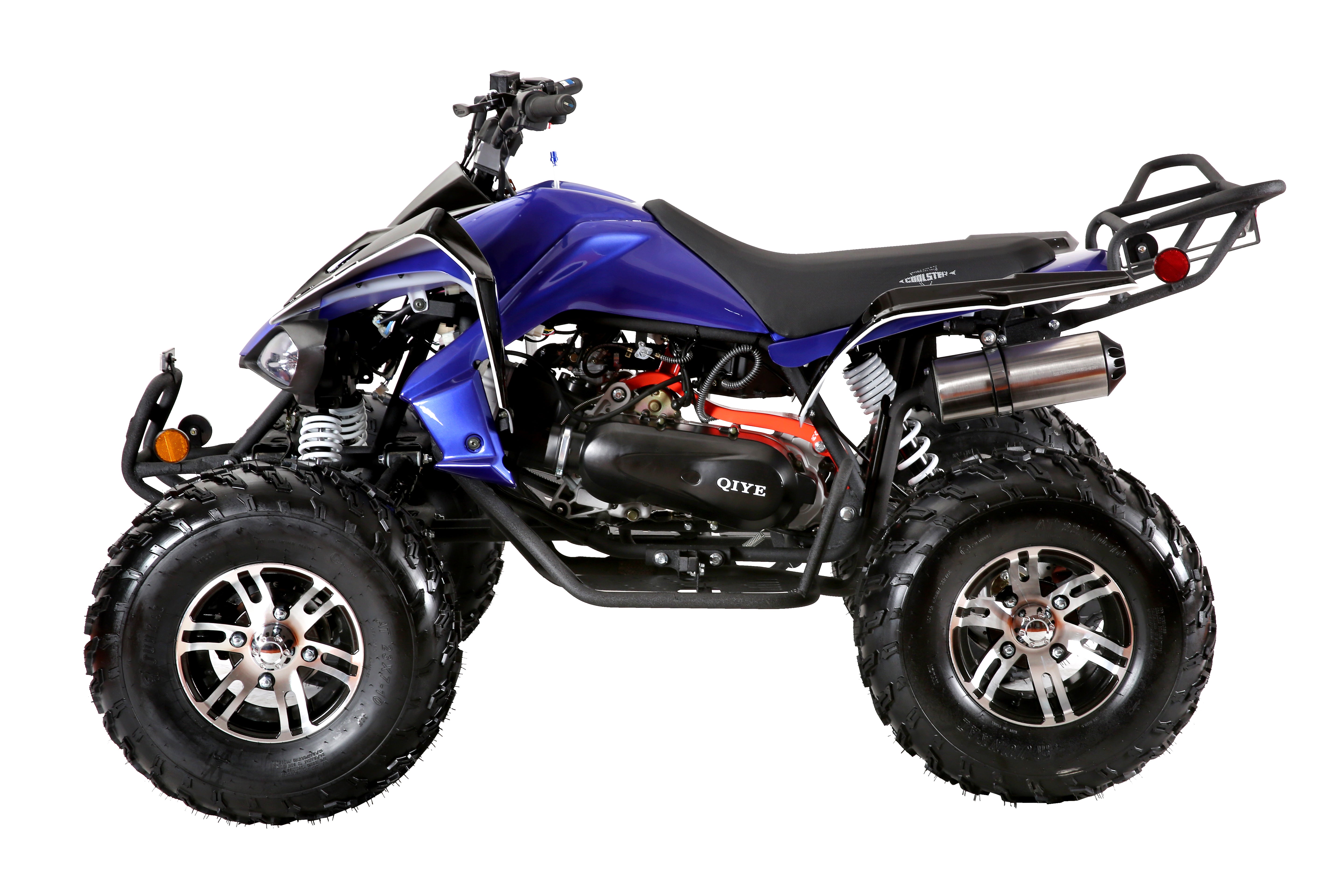 Coolster Gas ATV, 170CC 4-Stroke Mini Gas 4 Wheeler with Front and Rear Disc Brake, with Speed Control and LED Lights, Weight Support Up to 220 LBS, Max Speed 15mph