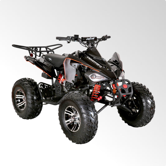 Coolster Gas ATV, 170CC 4-Stroke Mini Gas 4 Wheeler with Front and Rear Disc Brake, with Speed Control and LED Lights, Weight Support Up to 220 LBS, Max Speed 15mph