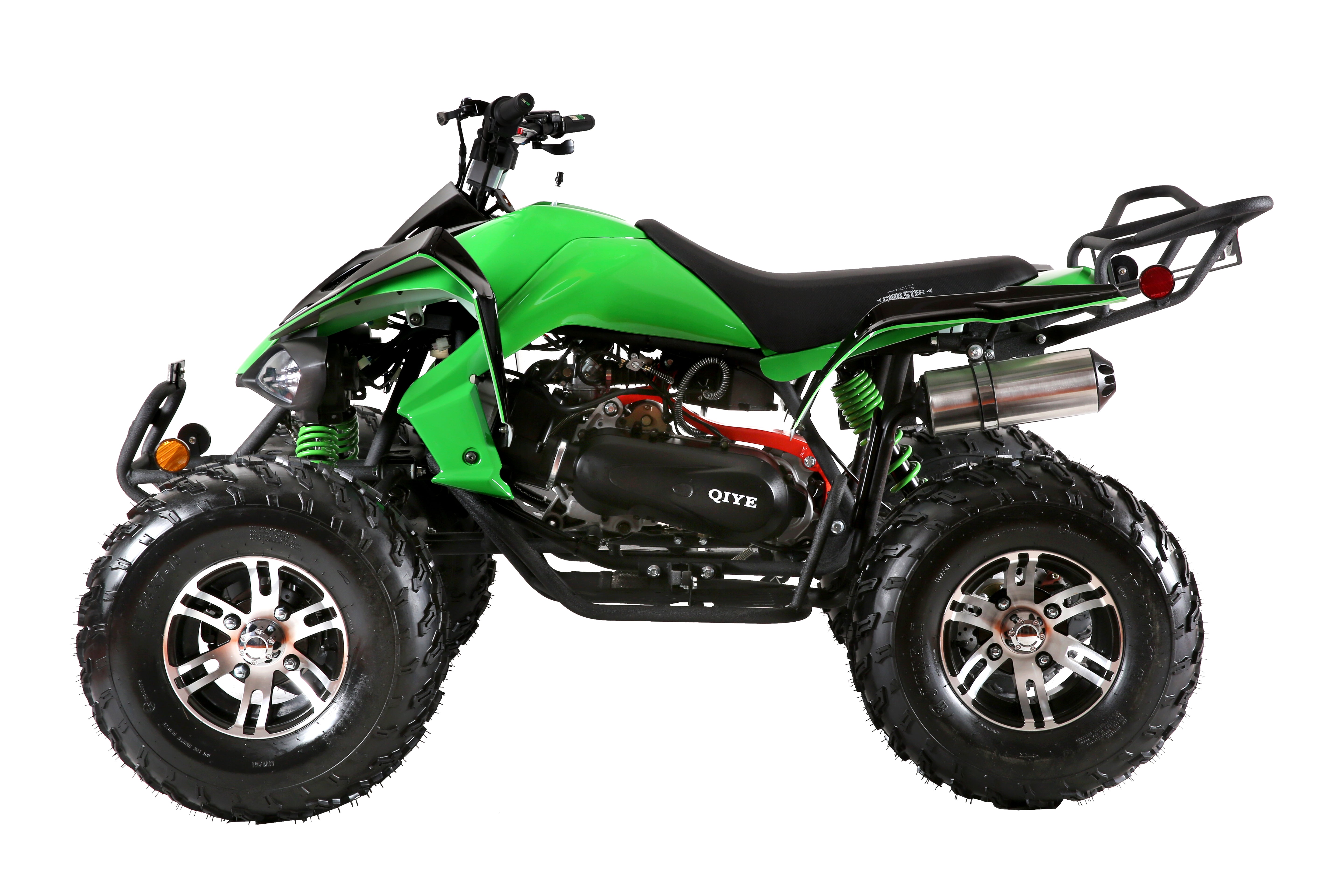 Coolster Gas ATV, 170CC 4-Stroke Mini Gas 4 Wheeler with Front and Rear Disc Brake, with Speed Control and LED Lights, Weight Support Up to 220 LBS, Max Speed 15mph