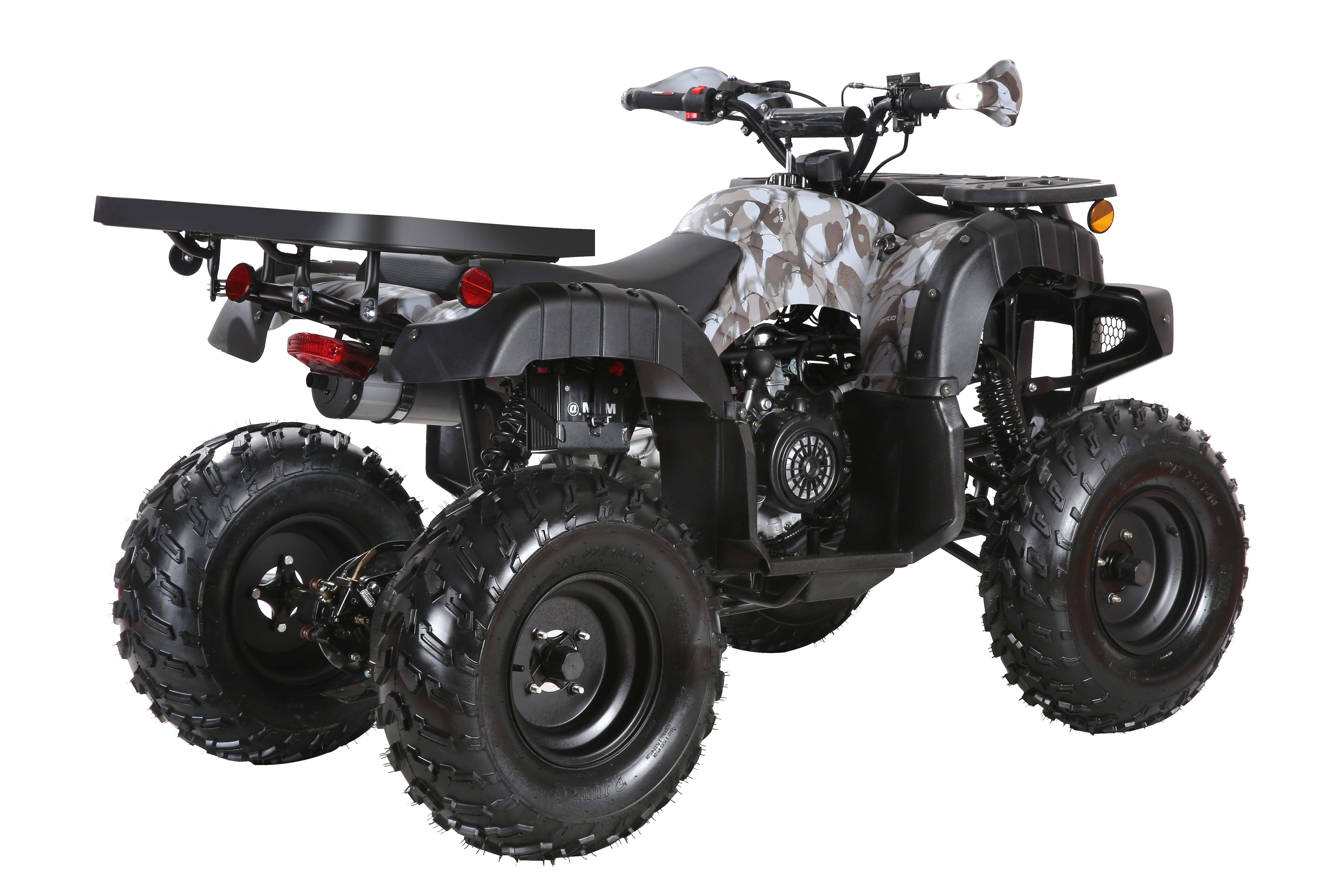 Coolster Gas ATV, 170CC 4-Stroke Mini Gas 4 Wheeler with Front and Rear Disc Brake, with Speed Control and LED Lights, Weight Support Up to 220 LBS, Max Speed 10mph