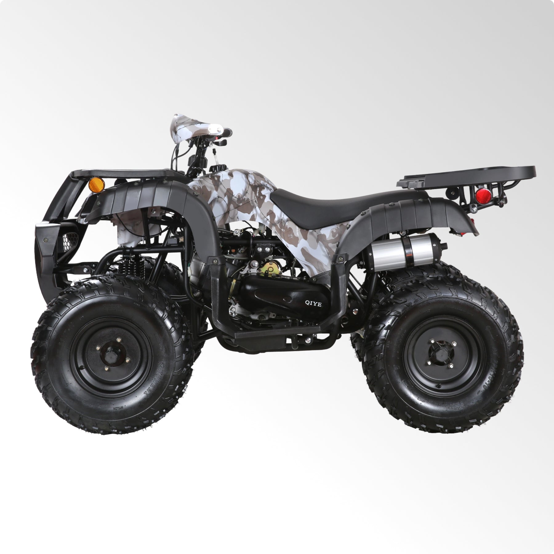 Coolster Gas ATV, 170CC 4-Stroke Mini Gas 4 Wheeler with Front and Rear Disc Brake, with Speed Control and LED Lights, Weight Support Up to 220 LBS, Max Speed 10mph