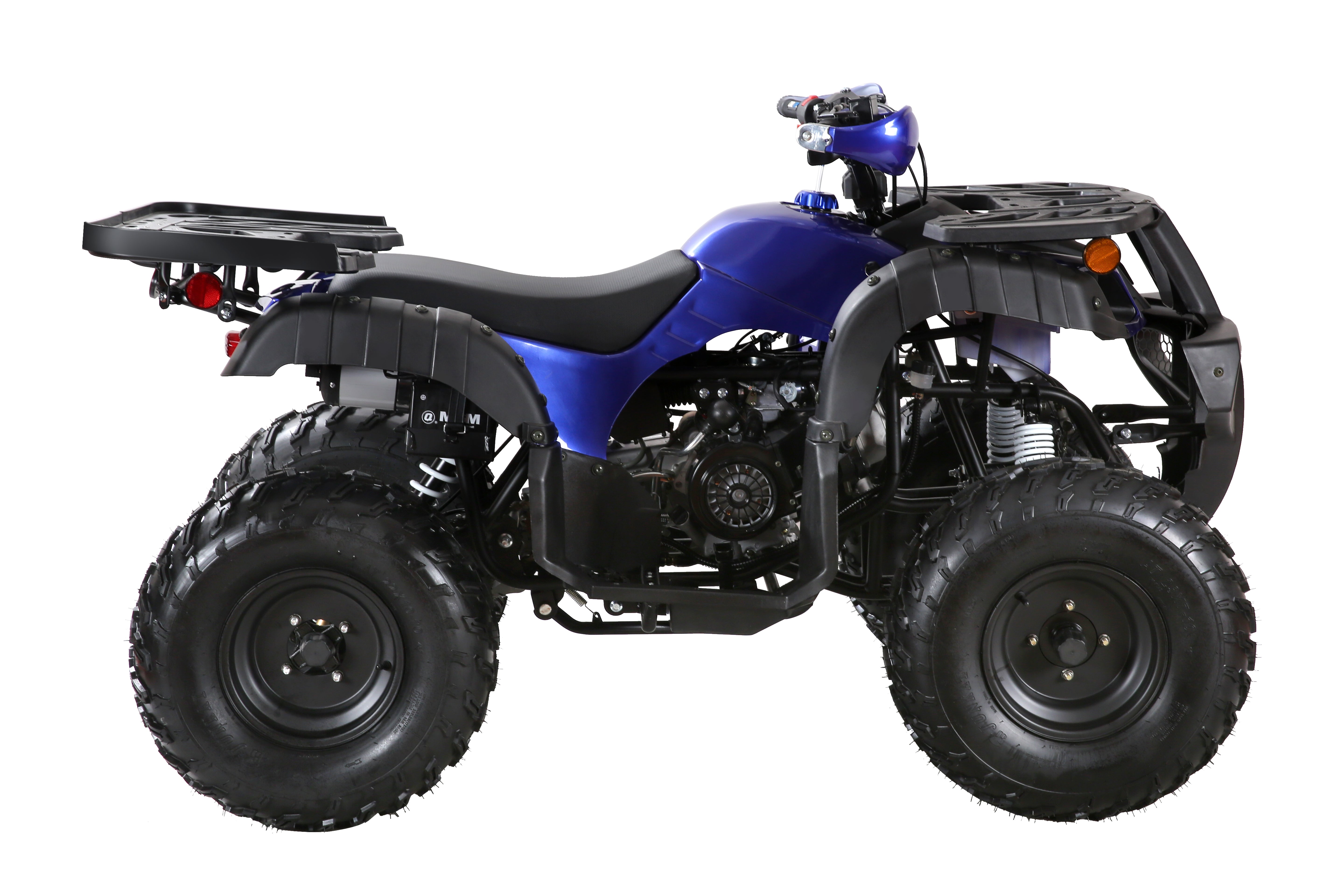 Coolster Gas ATV, 170CC 4-Stroke Mini Gas 4 Wheeler with Front and Rear Disc Brake, with Speed Control and LED Lights, Weight Support Up to 220 LBS, Max Speed 10mph