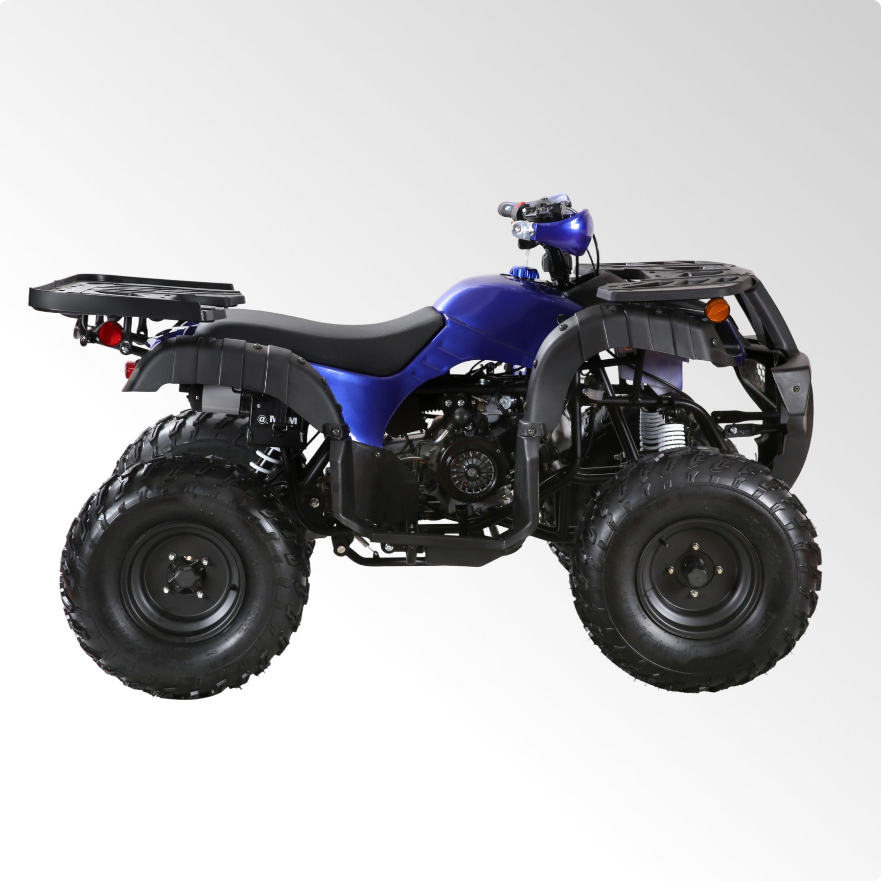 Coolster Gas ATV, 170CC 4-Stroke Mini Gas 4 Wheeler with Front and Rear Disc Brake, with Speed Control and LED Lights, Weight Support Up to 220 LBS, Max Speed 10mph
