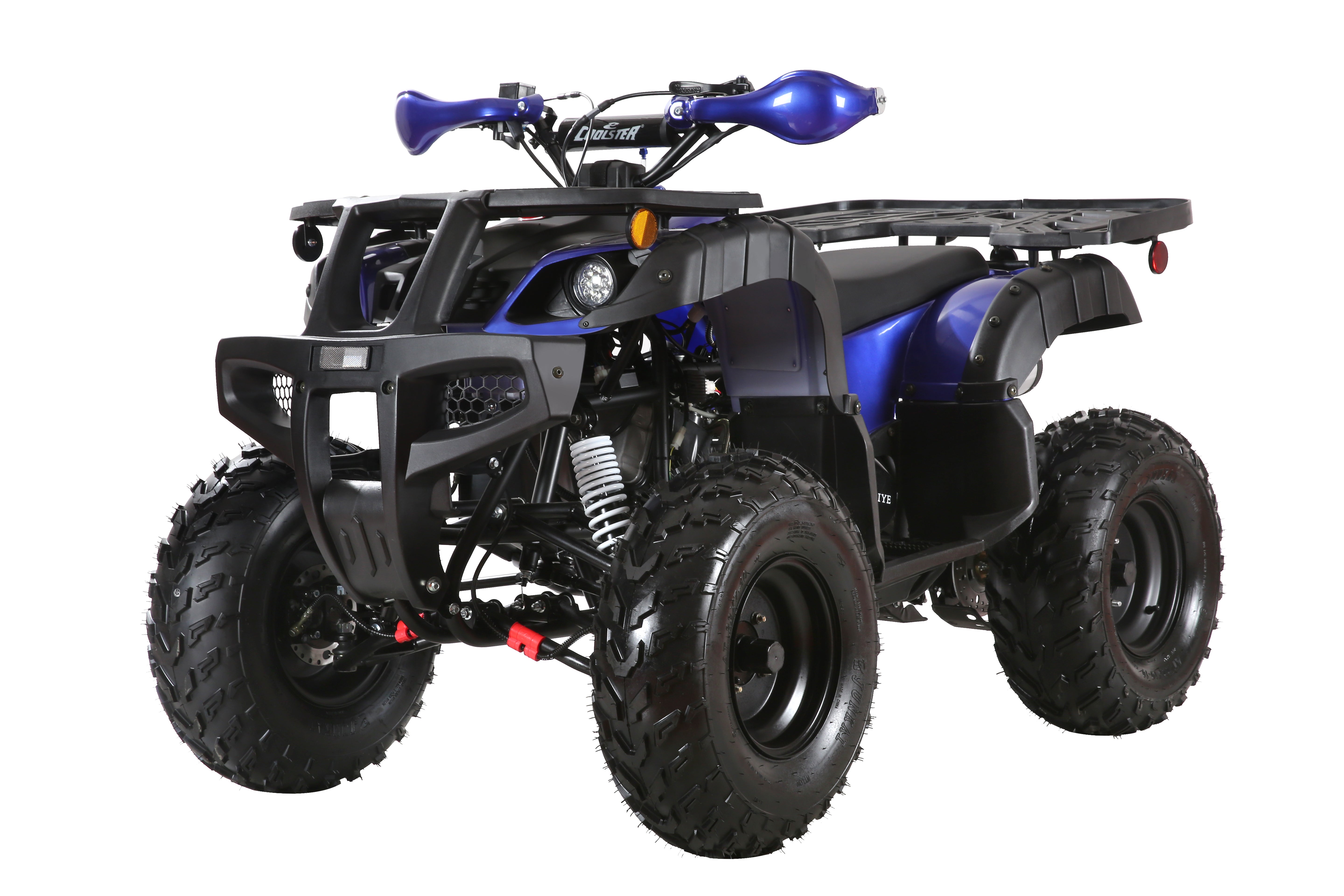 Coolster Gas ATV, 170CC 4-Stroke Mini Gas 4 Wheeler with Front and Rear Disc Brake, with Speed Control and LED Lights, Weight Support Up to 220 LBS, Max Speed 10mph