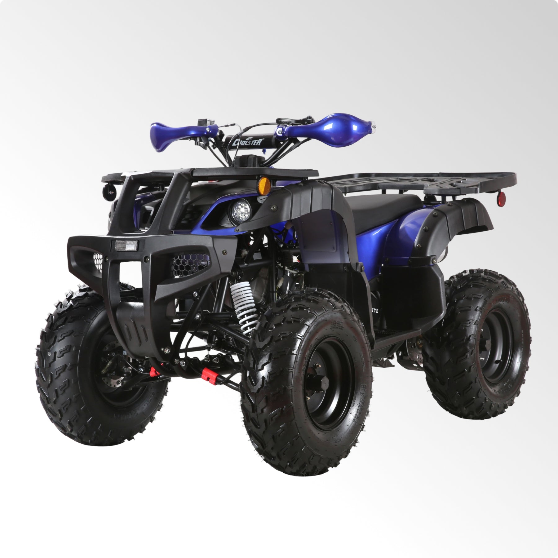 Coolster Gas ATV, 170CC 4-Stroke Mini Gas 4 Wheeler with Front and Rear Disc Brake, with Speed Control and LED Lights, Weight Support Up to 220 LBS, Max Speed 10mph