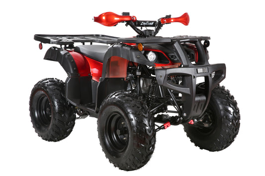 Coolster Gas ATV, 170CC 4-Stroke Mini Gas 4 Wheeler with Front and Rear Disc Brake, with Speed Control and LED Lights, Weight Support Up to 220 LBS, Max Speed 10mph
