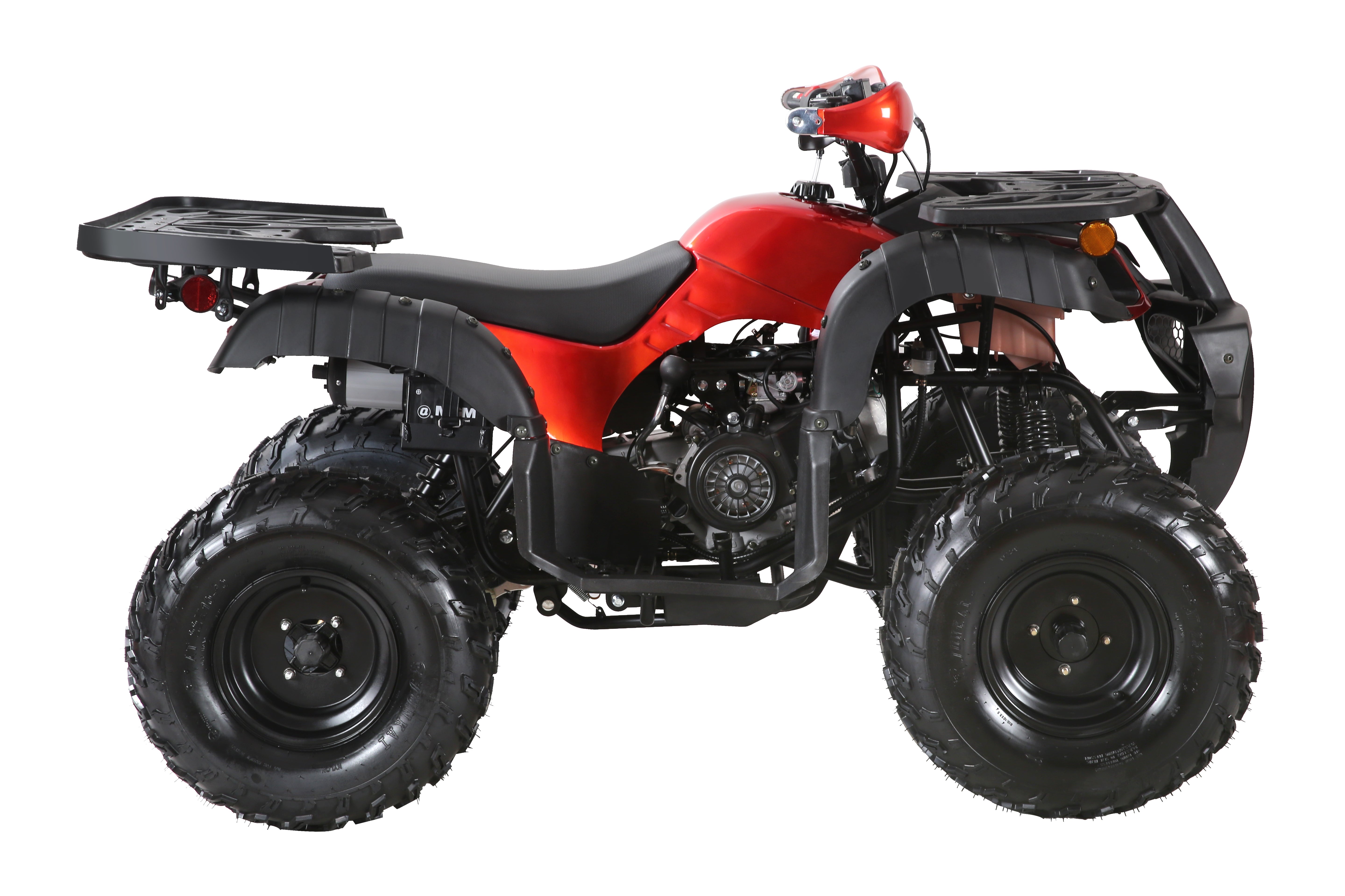 Coolster Gas ATV, 170CC 4-Stroke Mini Gas 4 Wheeler with Front and Rear Disc Brake, with Speed Control and LED Lights, Weight Support Up to 220 LBS, Max Speed 10mph