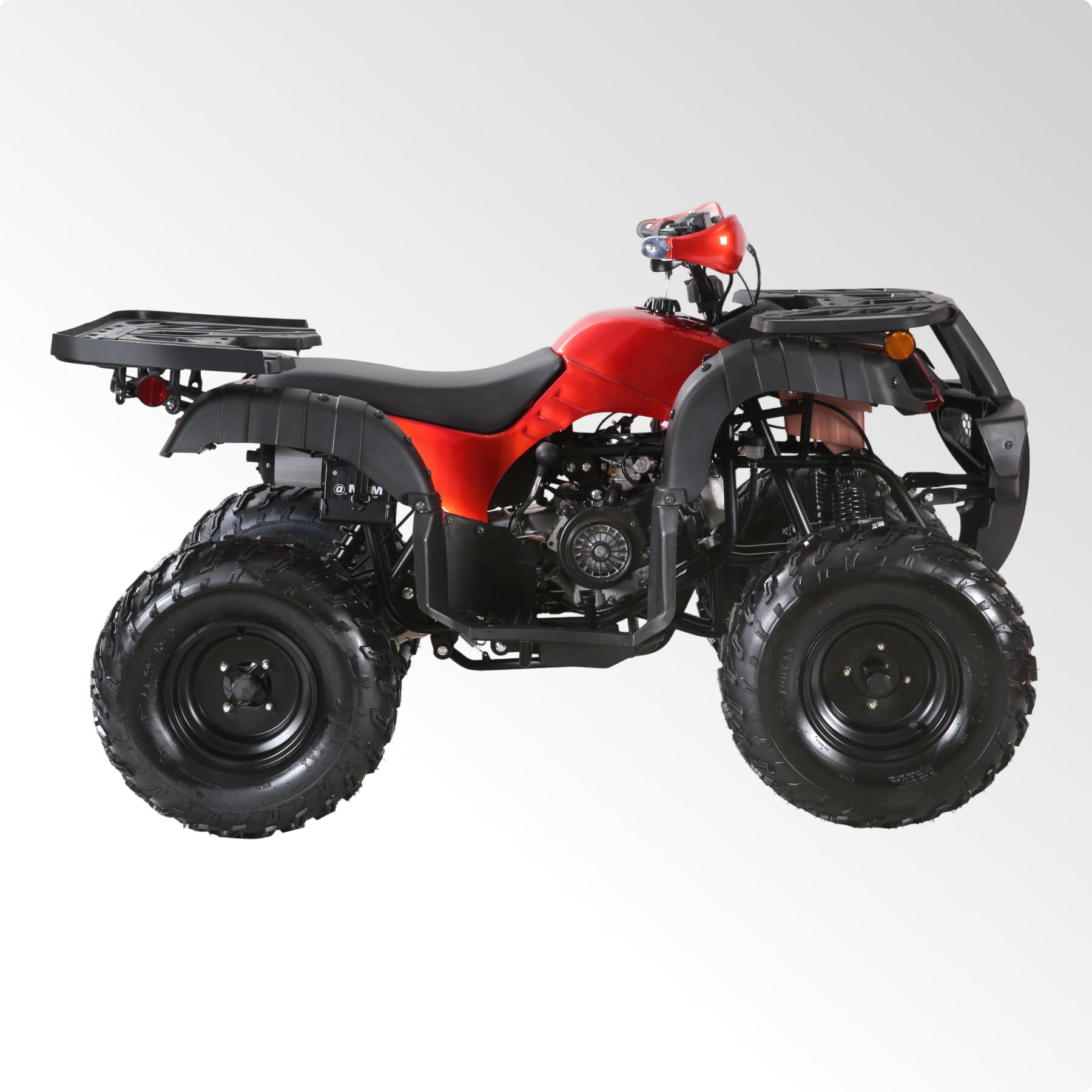 Coolster Gas ATV, 170CC 4-Stroke Mini Gas 4 Wheeler with Front and Rear Disc Brake, with Speed Control and LED Lights, Weight Support Up to 220 LBS, Max Speed 10mph