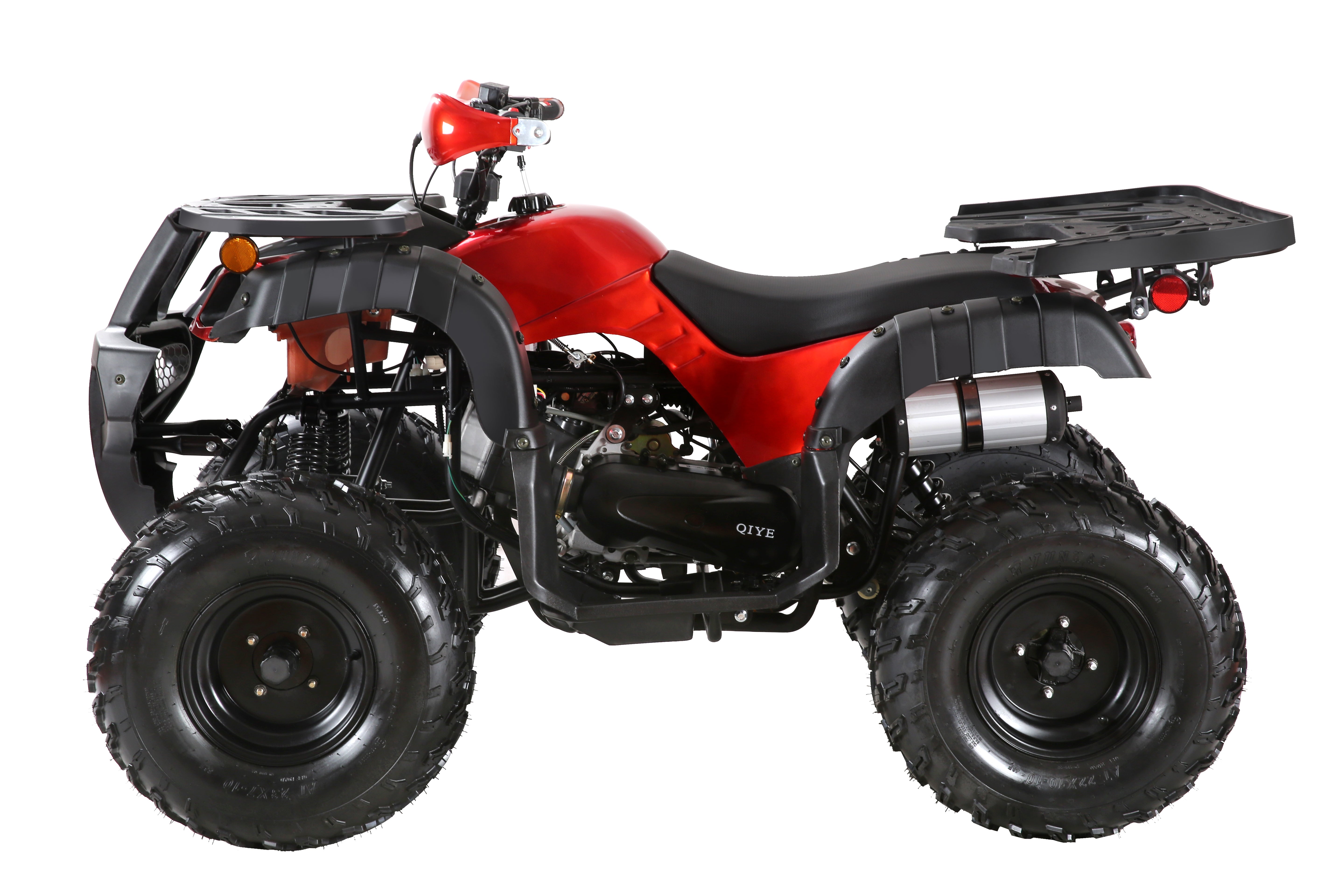 Coolster Gas ATV, 170CC 4-Stroke Mini Gas 4 Wheeler with Front and Rear Disc Brake, with Speed Control and LED Lights, Weight Support Up to 220 LBS, Max Speed 10mph