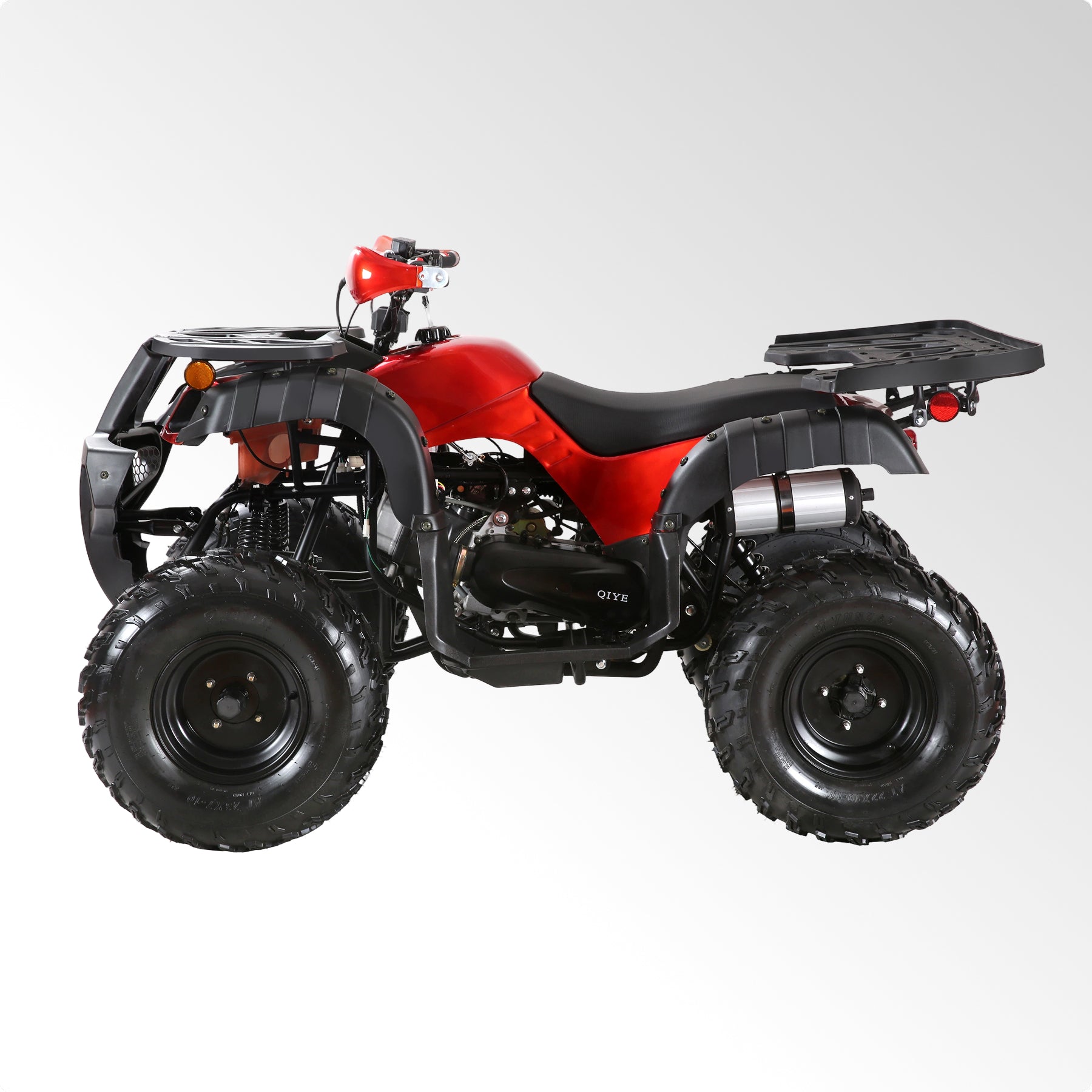 Coolster Gas ATV, 170CC 4-Stroke Mini Gas 4 Wheeler with Front and Rear Disc Brake, with Speed Control and LED Lights, Weight Support Up to 220 LBS, Max Speed 10mph