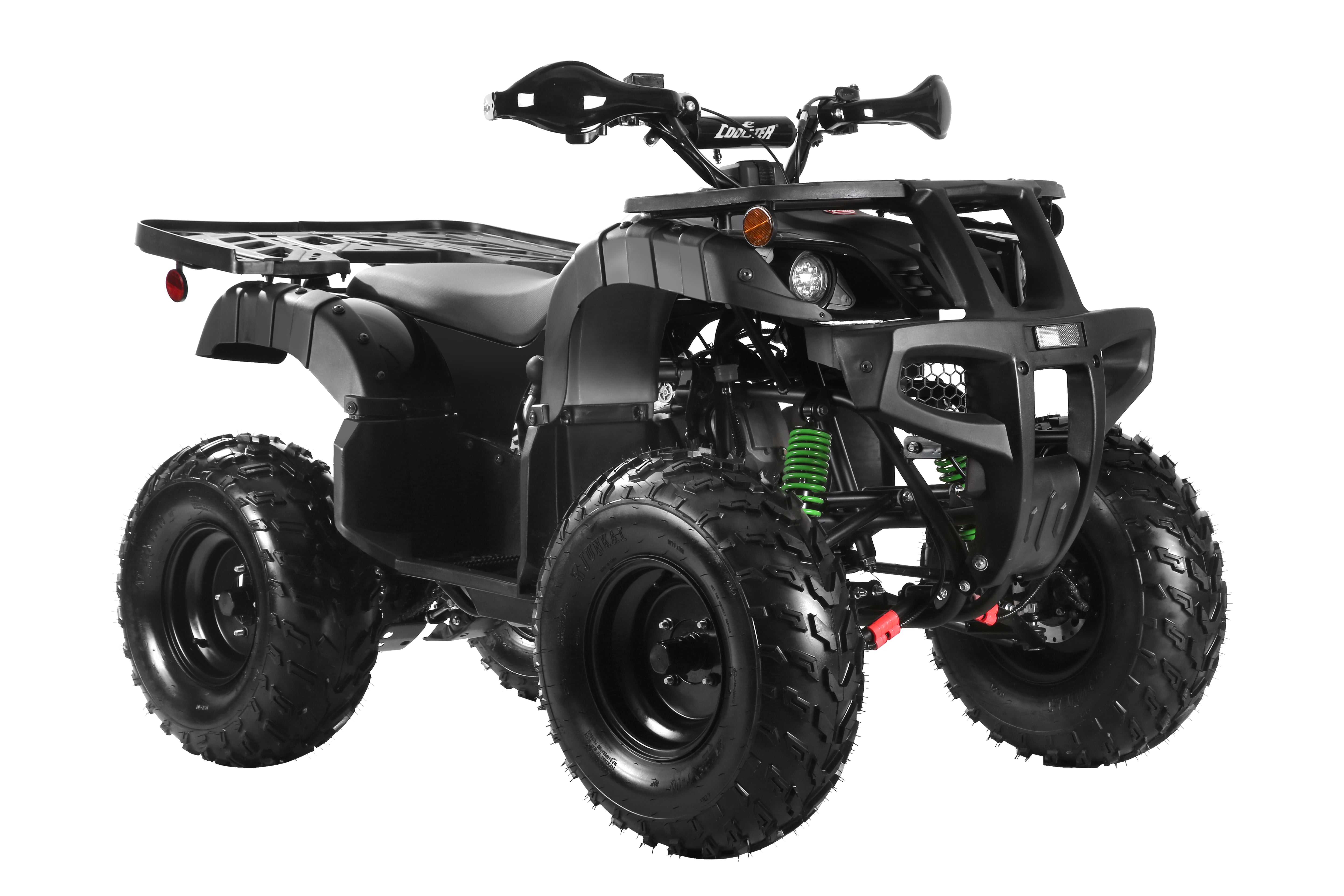 Coolster Gas ATV, 170CC 4-Stroke Mini Gas 4 Wheeler with Front and Rear Disc Brake, with Speed Control and LED Lights, Weight Support Up to 220 LBS, Max Speed 10mph