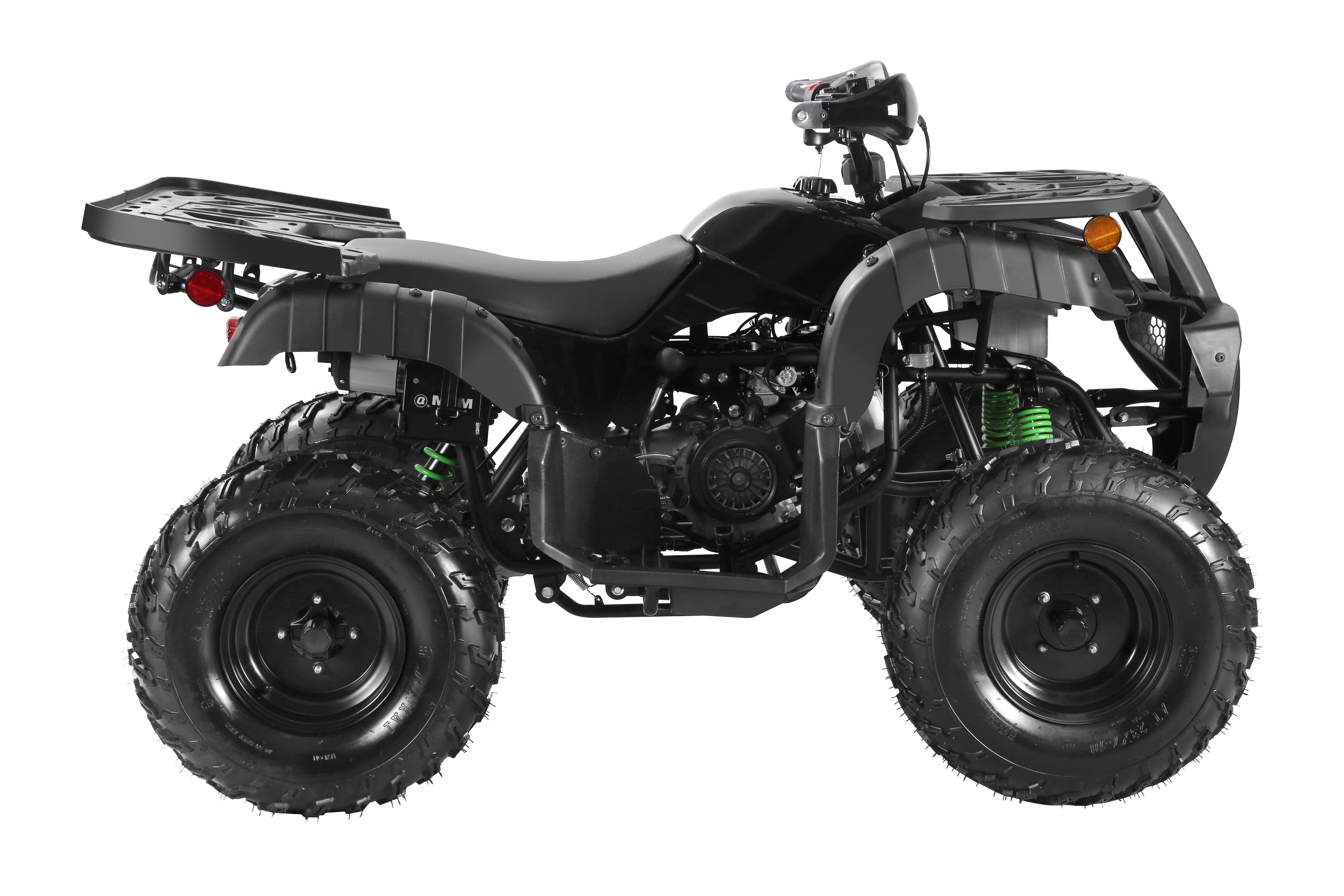 Coolster Gas ATV, 170CC 4-Stroke Mini Gas 4 Wheeler with Front and Rear Disc Brake, with Speed Control and LED Lights, Weight Support Up to 220 LBS, Max Speed 10mph