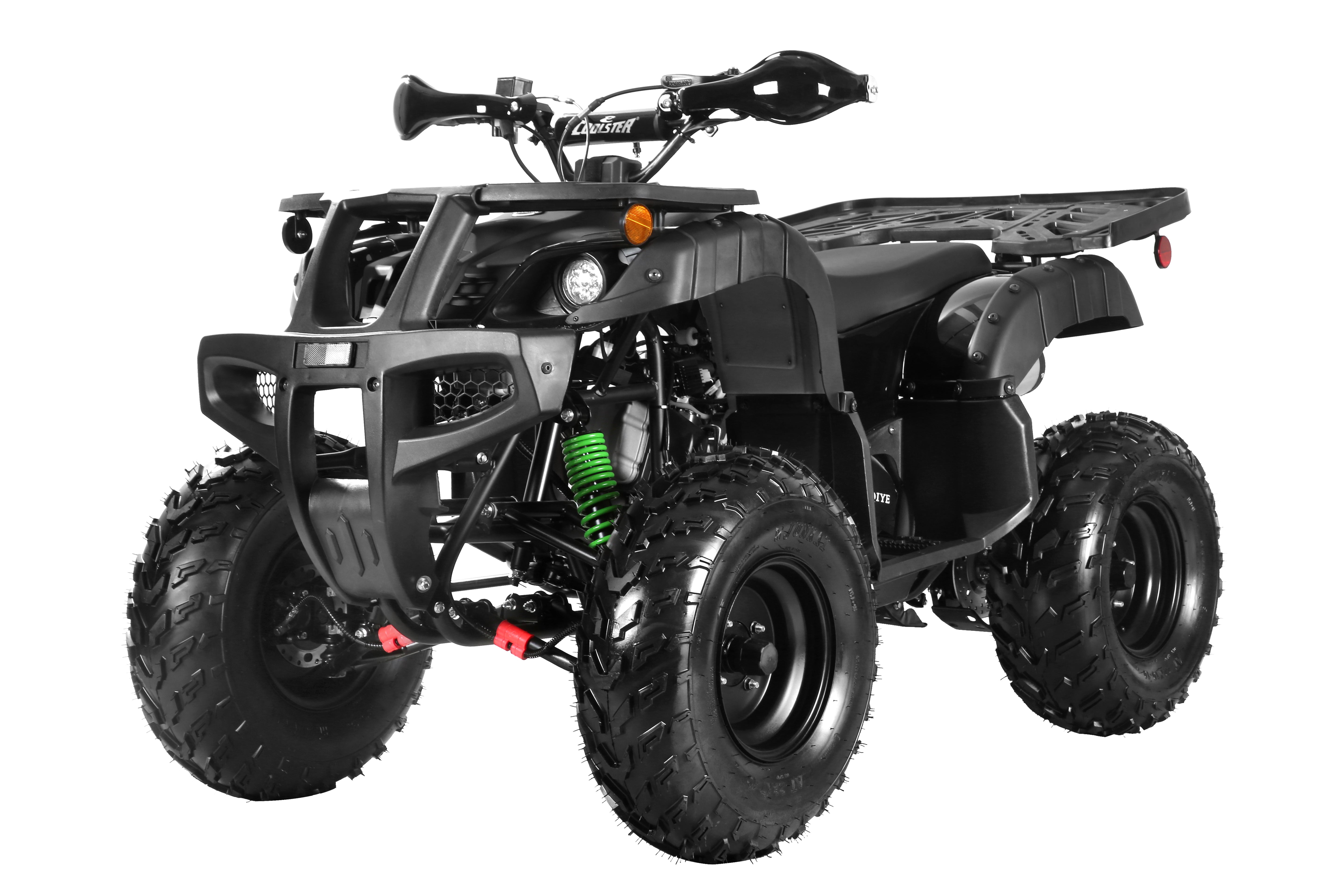 Coolster Gas ATV, 170CC 4-Stroke Mini Gas 4 Wheeler with Front and Rear Disc Brake, with Speed Control and LED Lights, Weight Support Up to 220 LBS, Max Speed 10mph