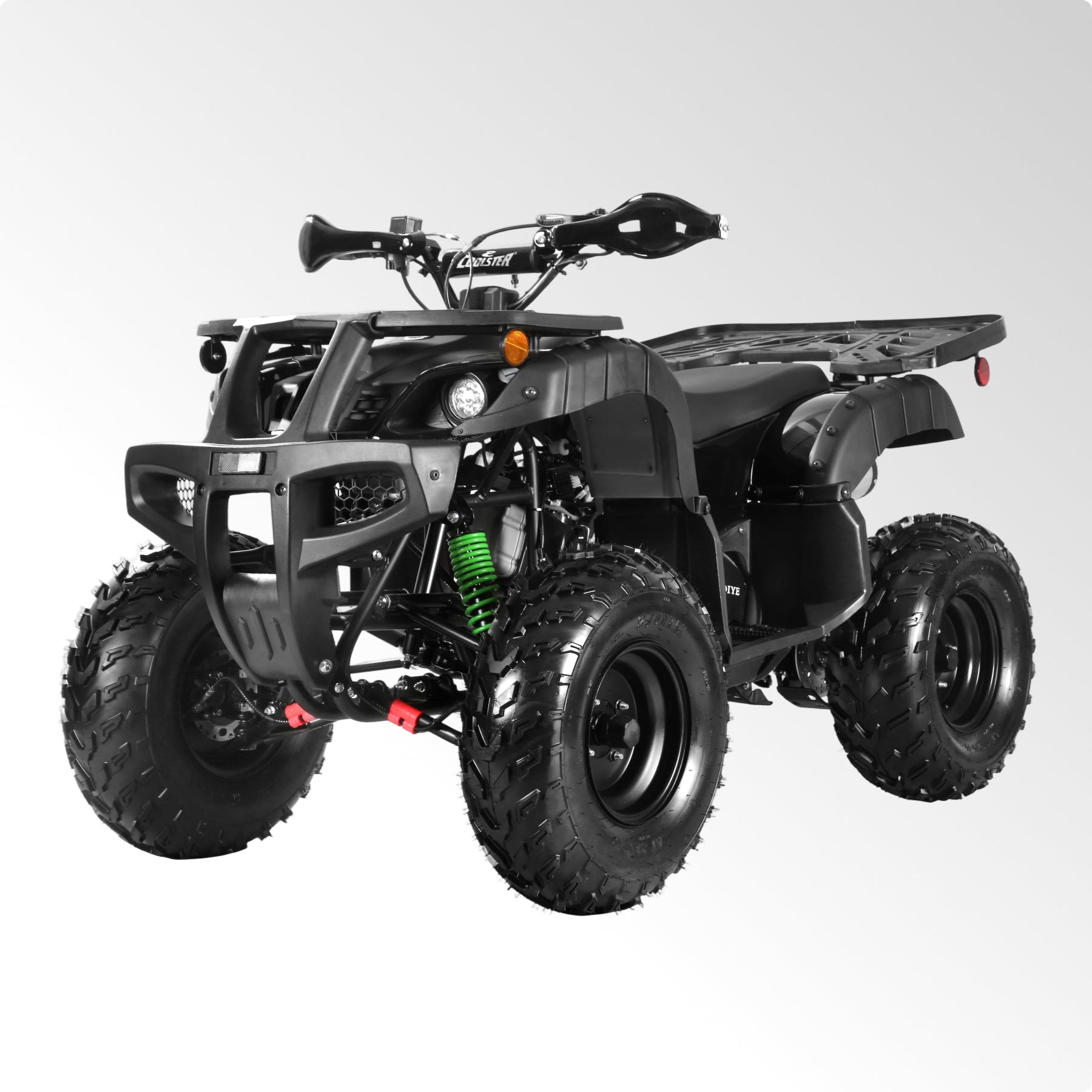 Coolster Gas ATV, 170CC 4-Stroke Mini Gas 4 Wheeler with Front and Rear Disc Brake, with Speed Control and LED Lights, Weight Support Up to 220 LBS, Max Speed 10mph