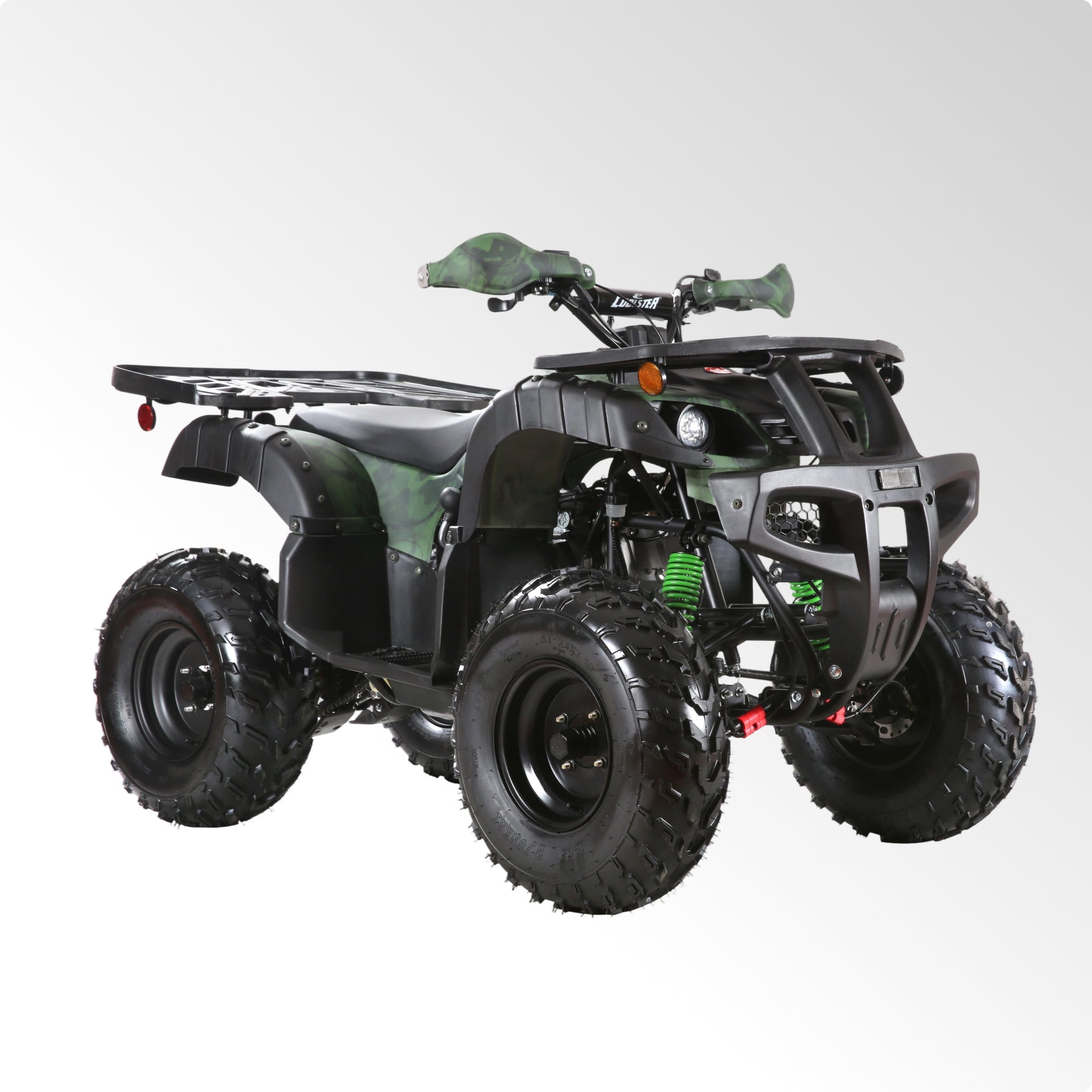 Coolster Gas ATV, 170CC 4-Stroke Mini Gas 4 Wheeler with Front and Rear Disc Brake, with Speed Control and LED Lights, Weight Support Up to 220 LBS, Max Speed 10mph