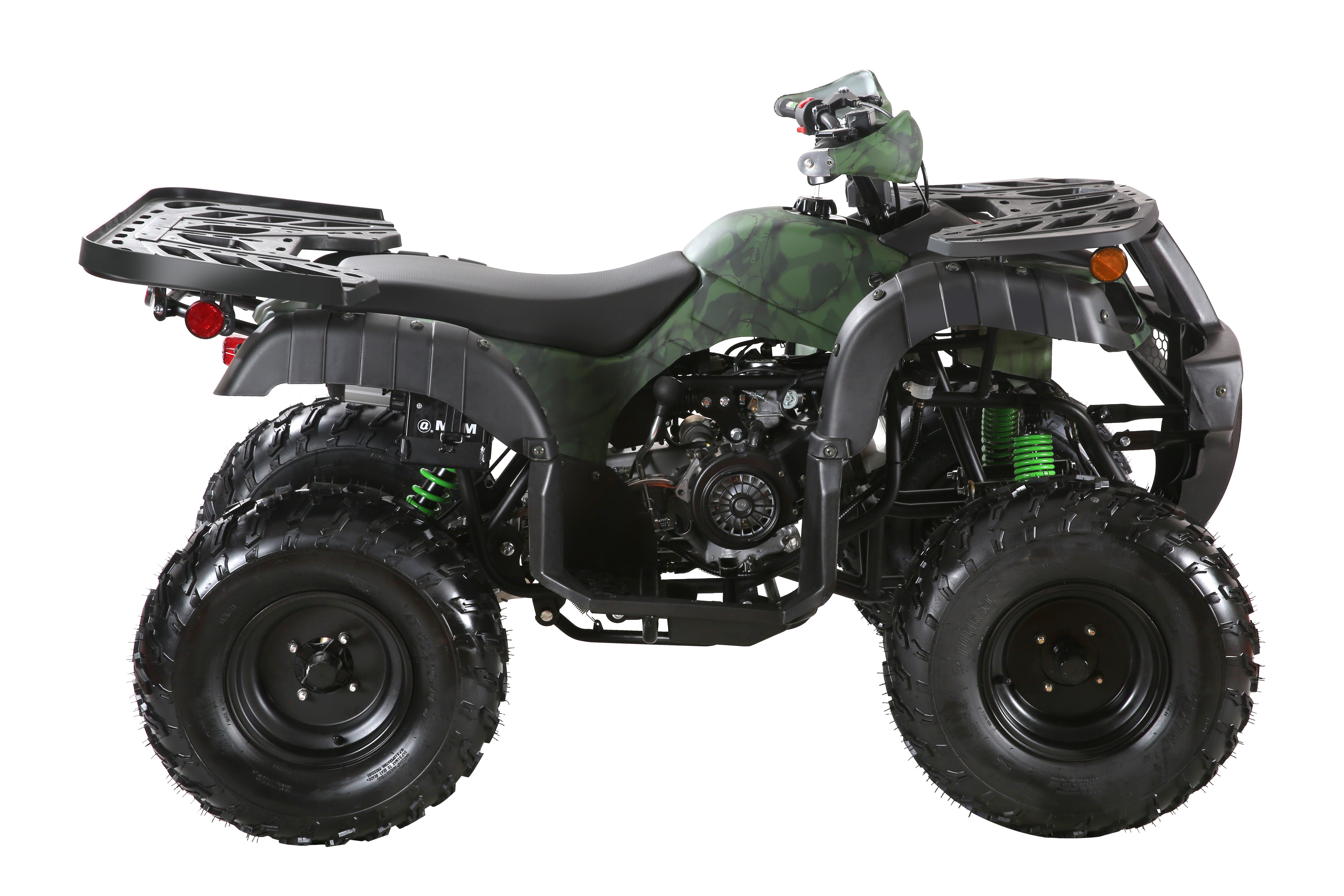 Coolster Gas ATV, 170CC 4-Stroke Mini Gas 4 Wheeler with Front and Rear Disc Brake, with Speed Control and LED Lights, Weight Support Up to 220 LBS, Max Speed 10mph