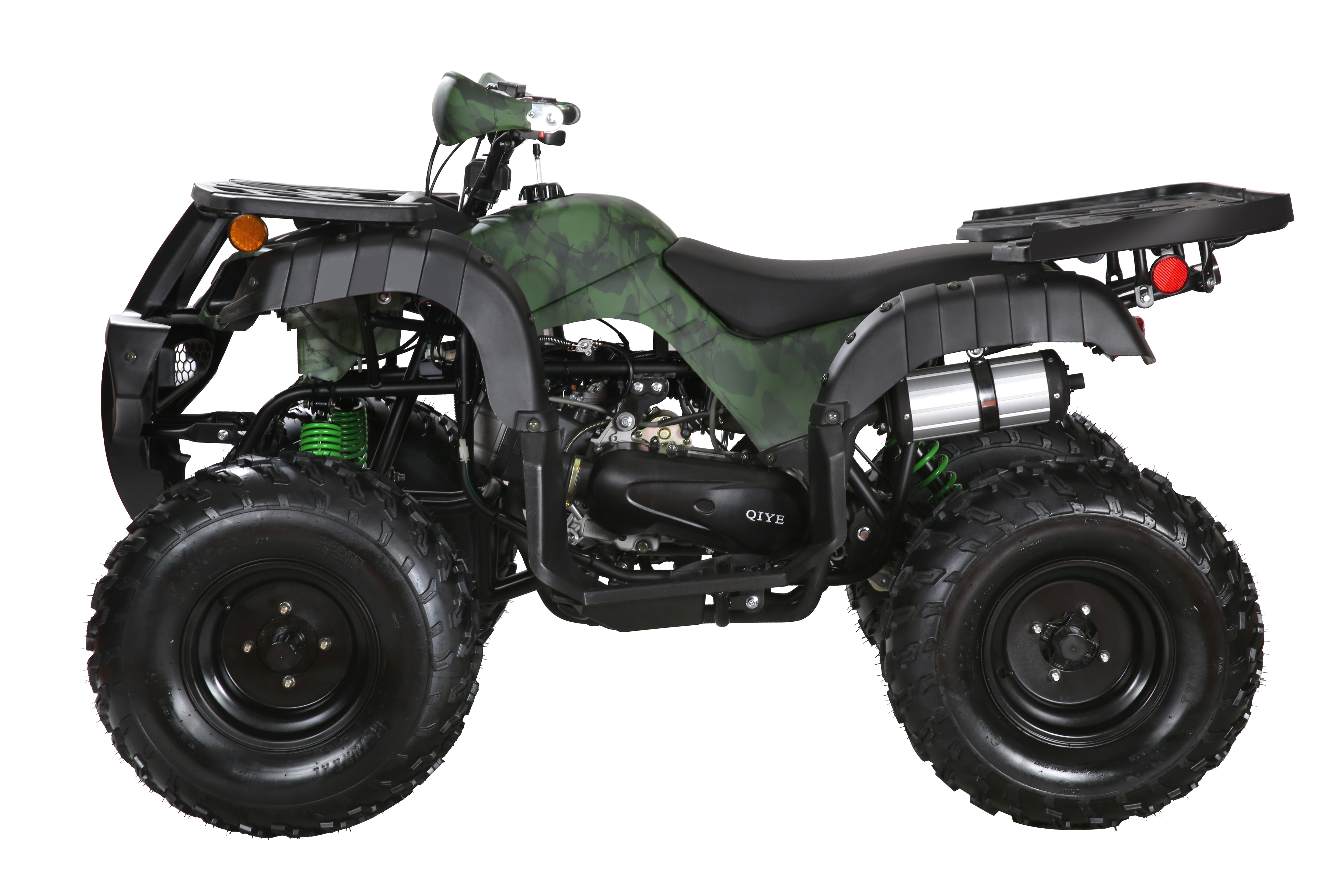 Coolster Gas ATV, 170CC 4-Stroke Mini Gas 4 Wheeler with Front and Rear Disc Brake, with Speed Control and LED Lights, Weight Support Up to 220 LBS, Max Speed 10mph