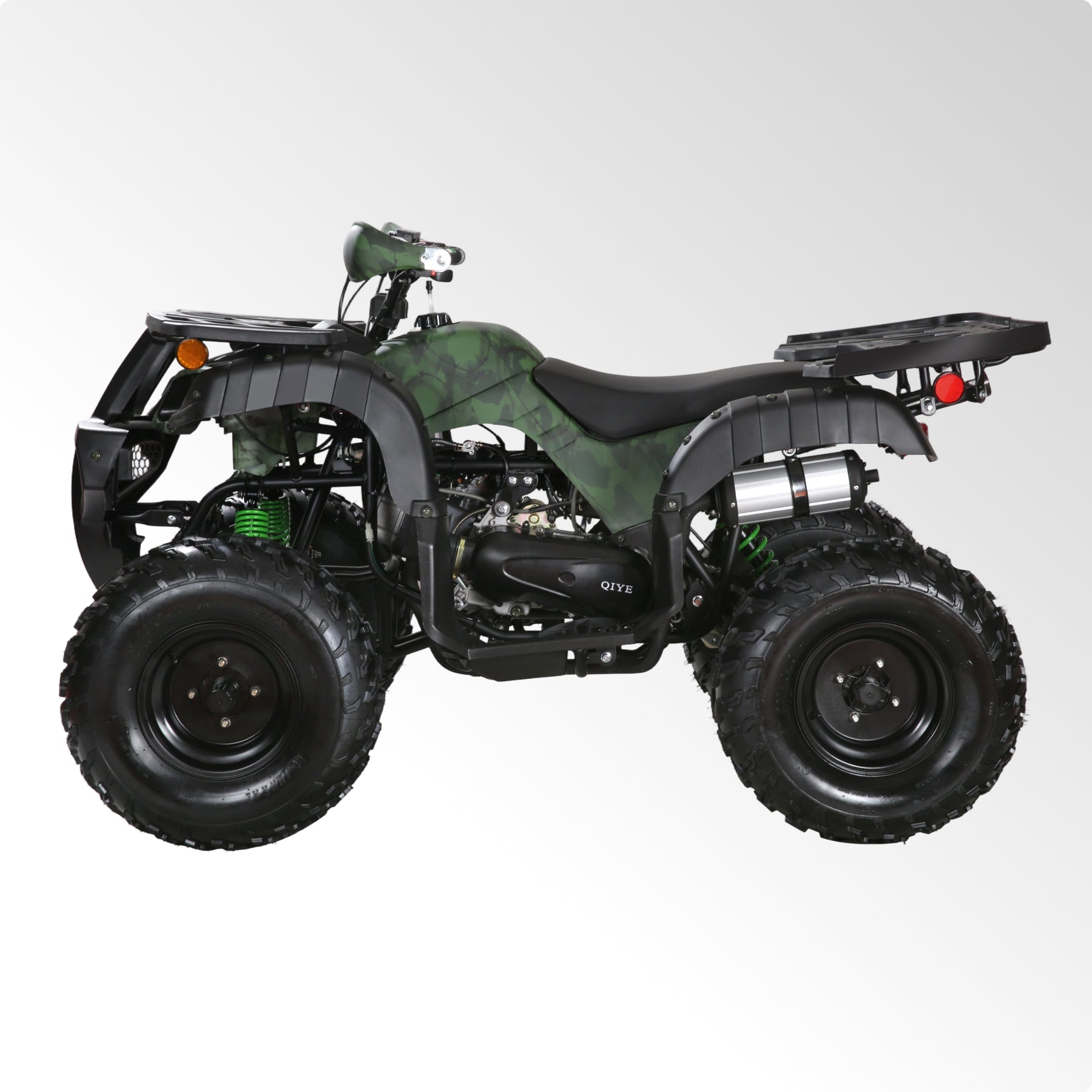 Coolster Gas ATV, 170CC 4-Stroke Mini Gas 4 Wheeler with Front and Rear Disc Brake, with Speed Control and LED Lights, Weight Support Up to 220 LBS, Max Speed 10mph