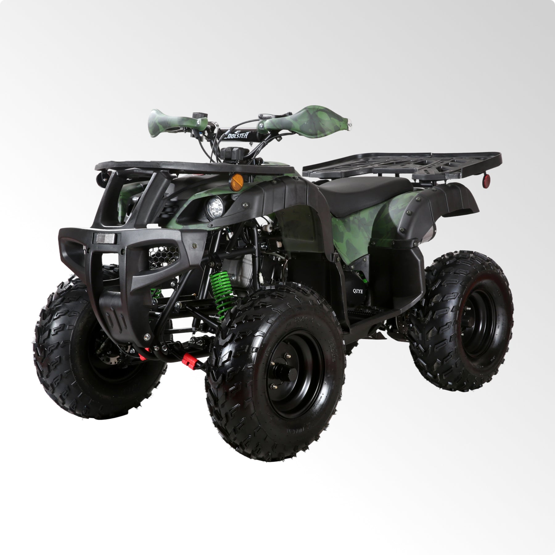 Coolster Gas ATV, 170CC 4-Stroke Mini Gas 4 Wheeler with Front and Rear Disc Brake, with Speed Control and LED Lights, Weight Support Up to 220 LBS, Max Speed 10mph