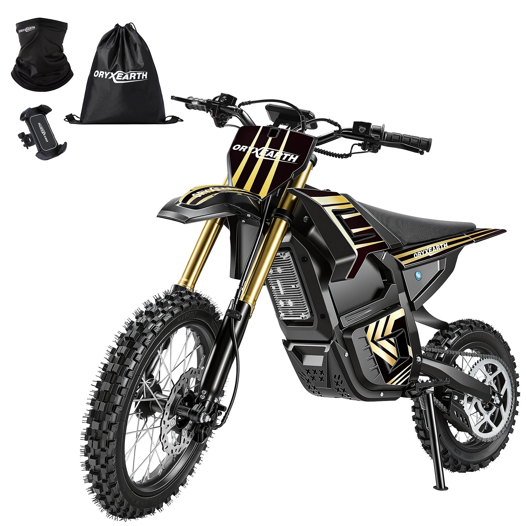 【WMT】Oryxearth 3000W VE-5 Electric Dirt Bike for Teens & Adults, 40 Mph Off-Road Electric-Motorcycle with Dual Hydraulic Brakes and 48V Removable Battery