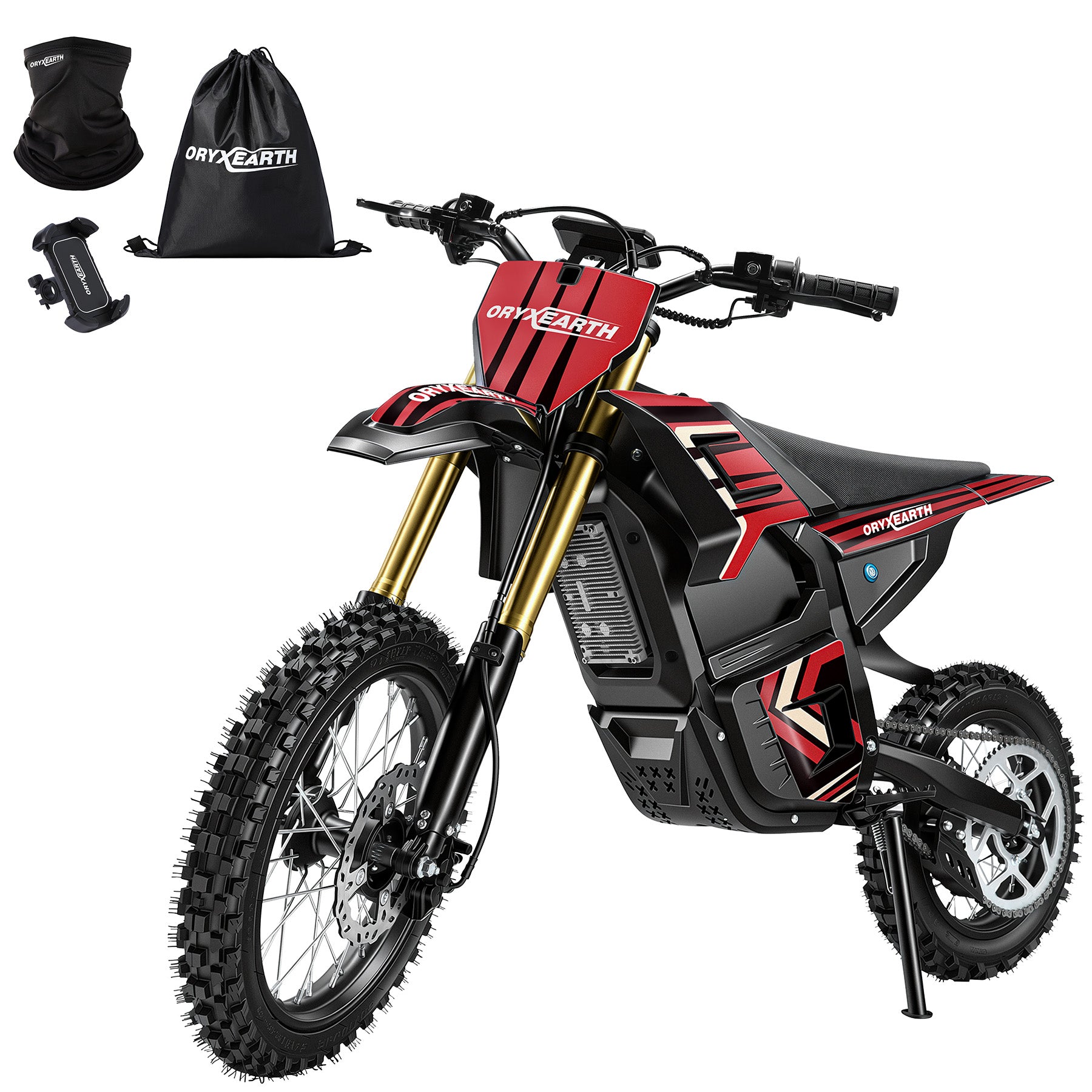 【WMT】Oryxearth 3000W VE-5 Electric Dirt Bike for Teens & Adults, 40 Mph Off-Road Electric-Motorcycle with Dual Hydraulic Brakes and 48V Removable Battery
