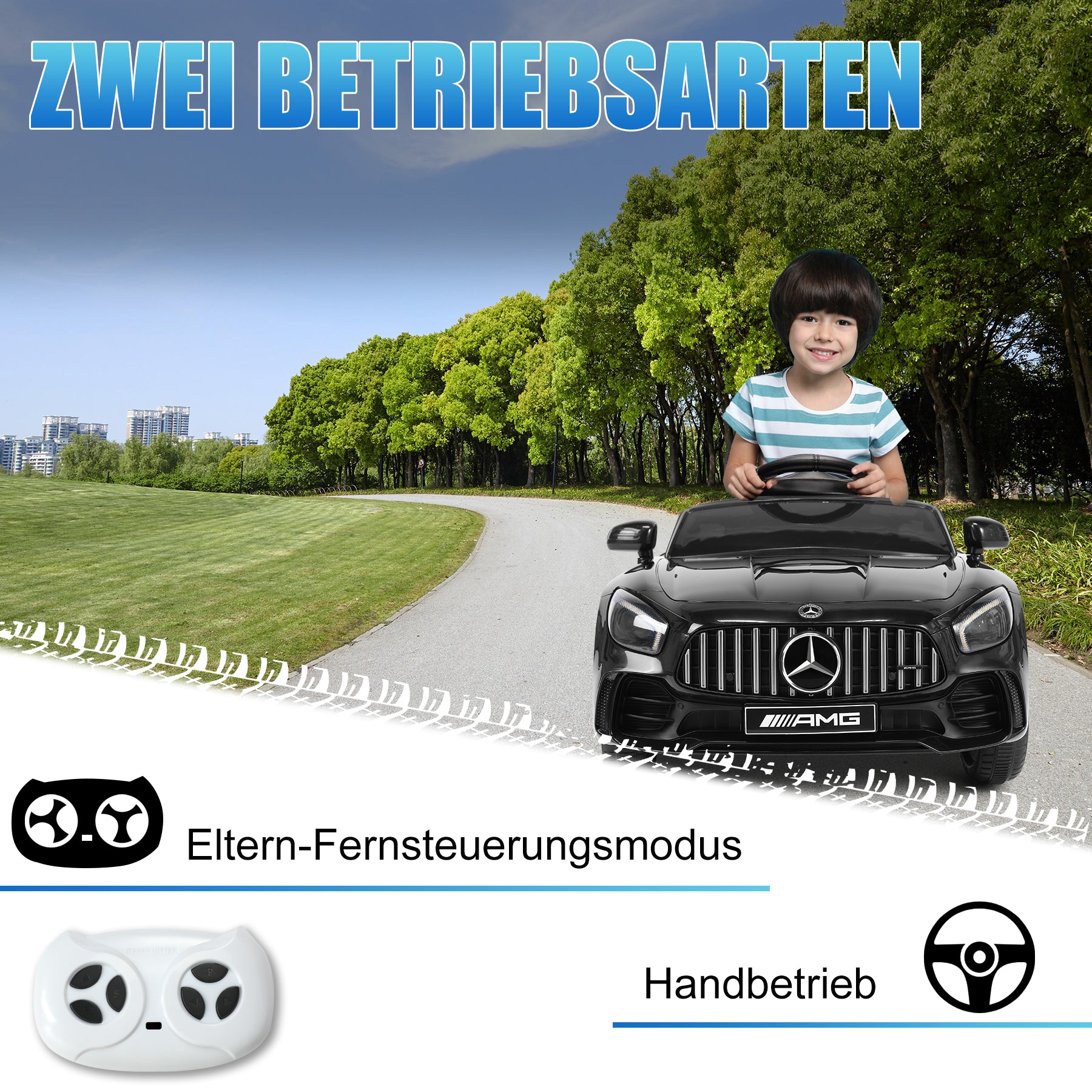 Elektro-Kinderauto UTV 12V Kinder Elektro-Geländewagen Kinderfahrzeug 2-6 km/h