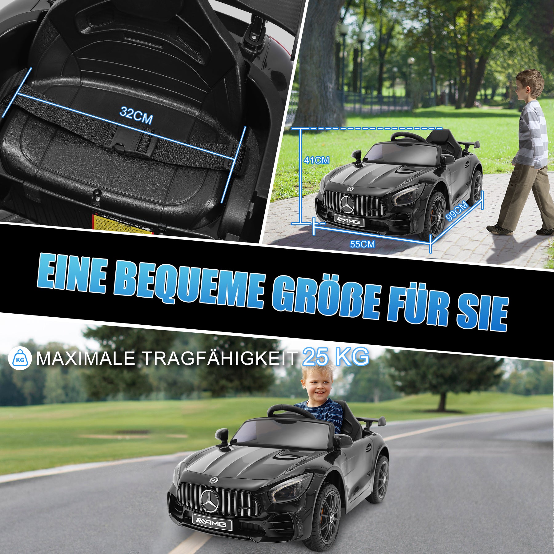 Elektro-Kinderauto UTV 12V Kinder Elektro-Geländewagen Kinderfahrzeug 2-6 km/h