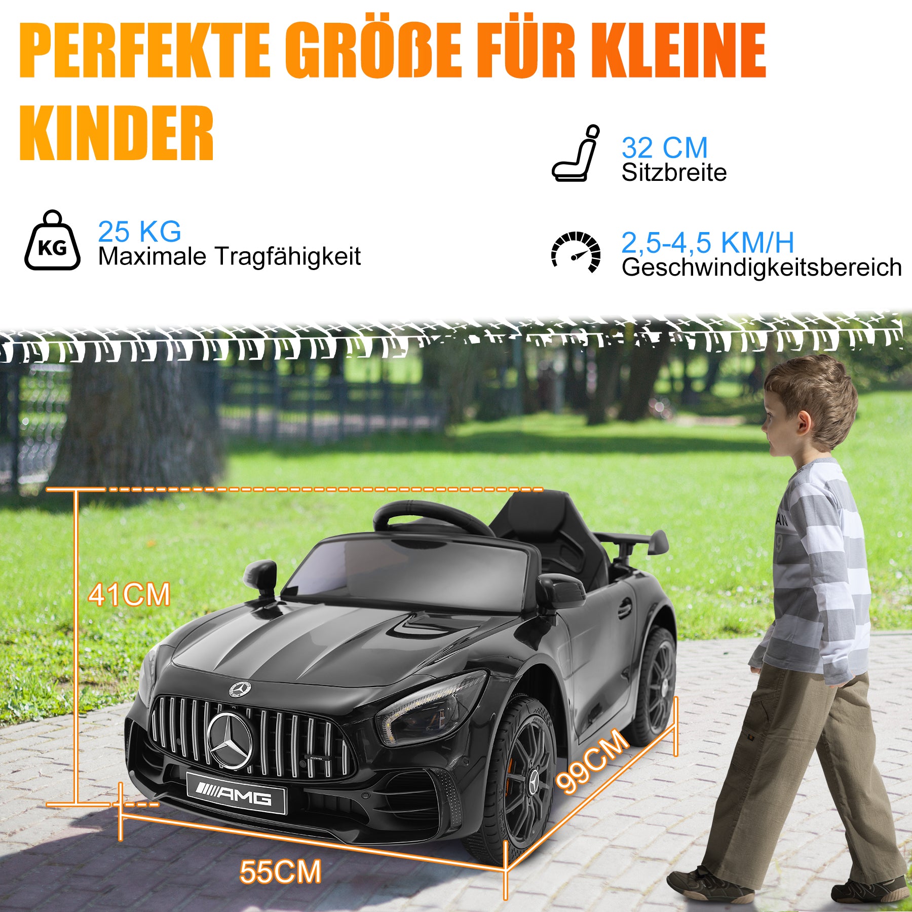 Elektro-Kinderauto UTV 12V Kinder Elektro-Geländewagen Kinderfahrzeug 2-6 km/h
