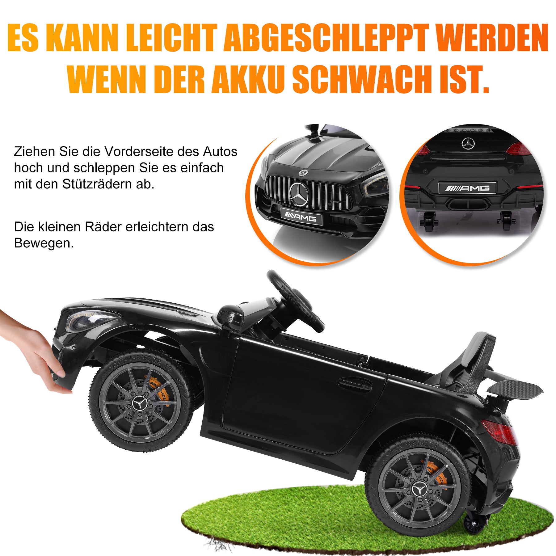 Elektro-Kinderauto UTV 12V Kinder Elektro-Geländewagen Kinderfahrzeug 2-6 km/h