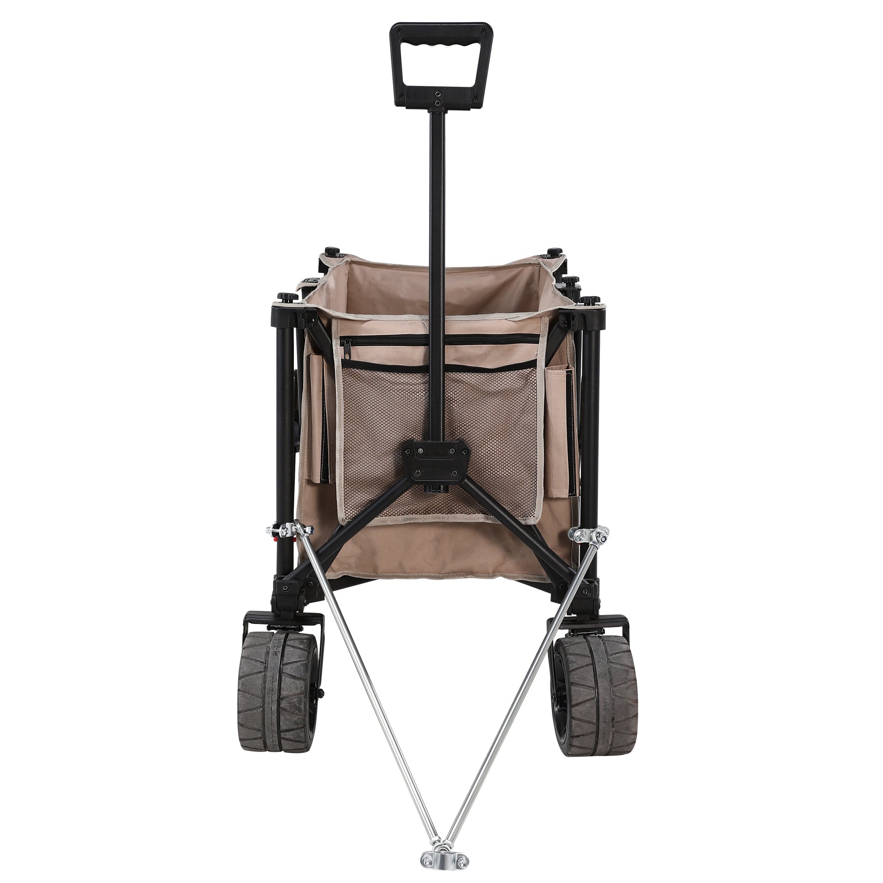 Oryxearth Mini Adjustable Tow Bar, Small Bucket Cart Pull Rod, Wagon Pull Rod for Camping Garden Cleanup