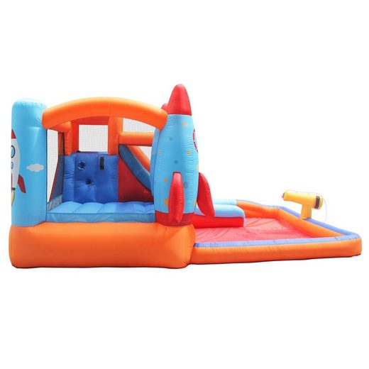 ヒュプフブルク ホームMiYN ヒュプフブルク mit Gebläse für Kinder – Spielplatz im Freien、370 cm x 260 cm x 185 cm (L x B x H) 