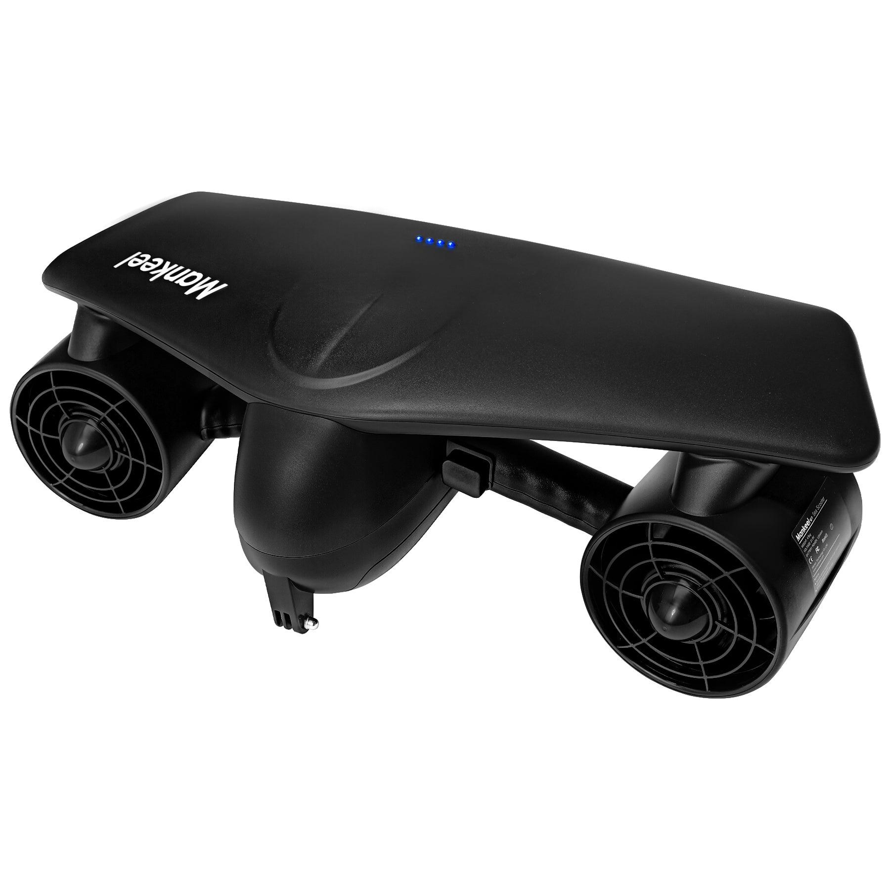 Oryxearth Dual Motor Underwater Scooter, 50m Max Depth, 2 Speed Modes Control (1.79mph & 4.03mph) with Child Lock and Camera Compatible for Scuba Diving Snorkeling