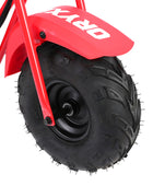 Oryxearth 105CC Kids Dirt Bike - 4-Stroke Gas Mini Motorcycle for Off-Road & Trail Riding, EPA Approved, Supports 185 LBS (Up to 28 MPH), for Adults and Teens, Red