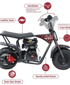 Oryxearth 105CC 4-Stroke Off-Road Mini Bike for Kids